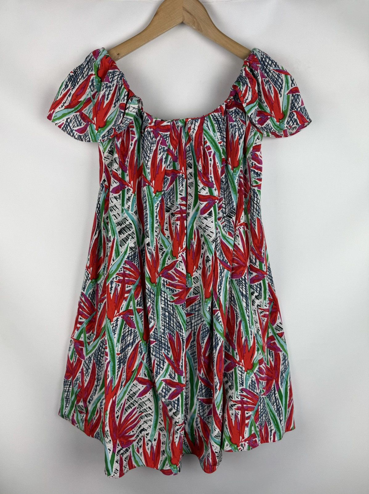 Kenzo Kenzo Ladies Floral Pattern Short Sleeve Silk Tunic Dress Size XS / US 0-2 / IT 36-38 - 1 Thumbnail