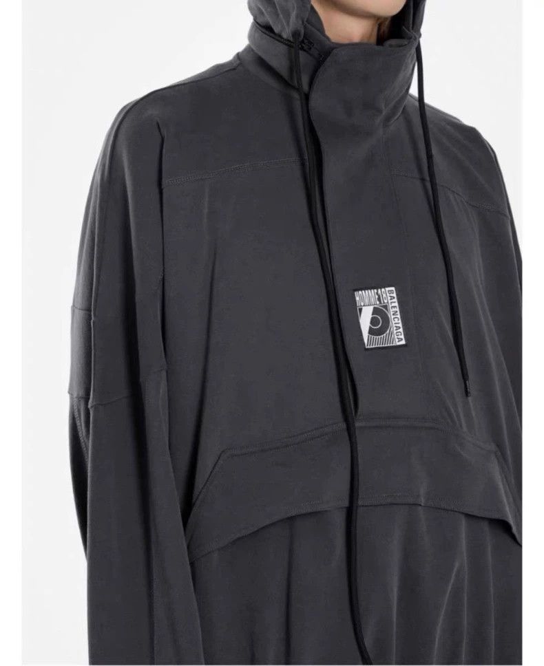 Balenciaga Balenciaga SS18 patch logo half-zip pullover sweatshirt 250 Size US XS / EU 42 / 0 - 7 Thumbnail