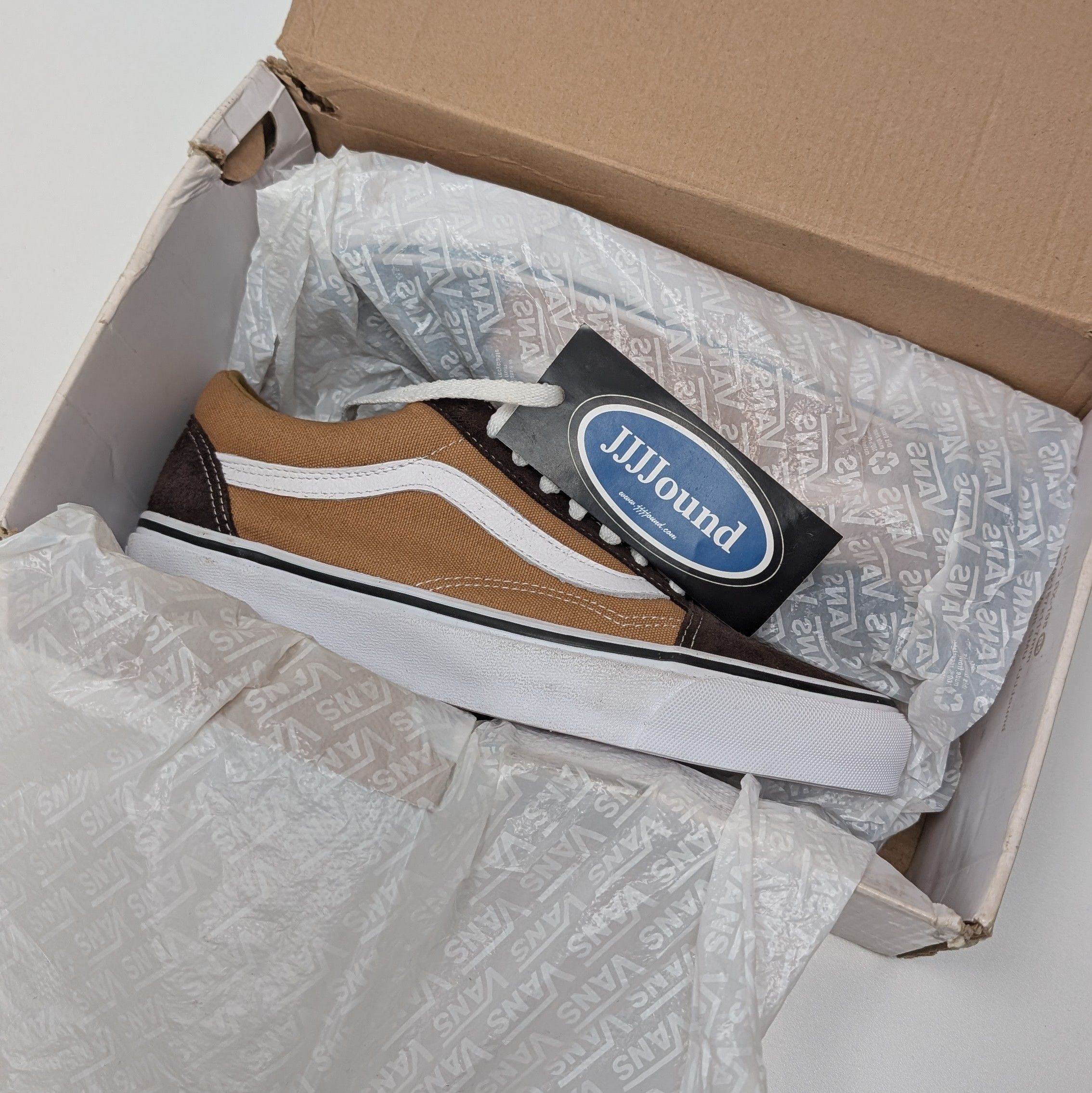 OWT vans x jjjjound brown SZ 8M unworn