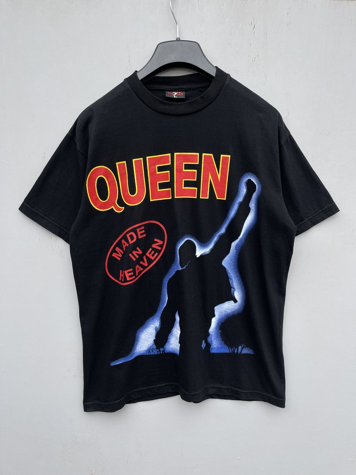 Band Tees × Rock T Shirt × Vintage Queen 90s Made In Heaven Album 