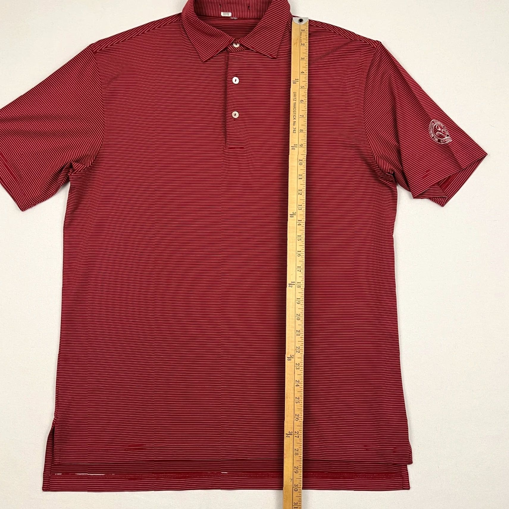 Peter Millar Peter Millar Polo Shirt Men M Red Summer Comfort Golf Pinstripe Logo Size US M / EU 48-50 / 2 - 4 Thumbnail