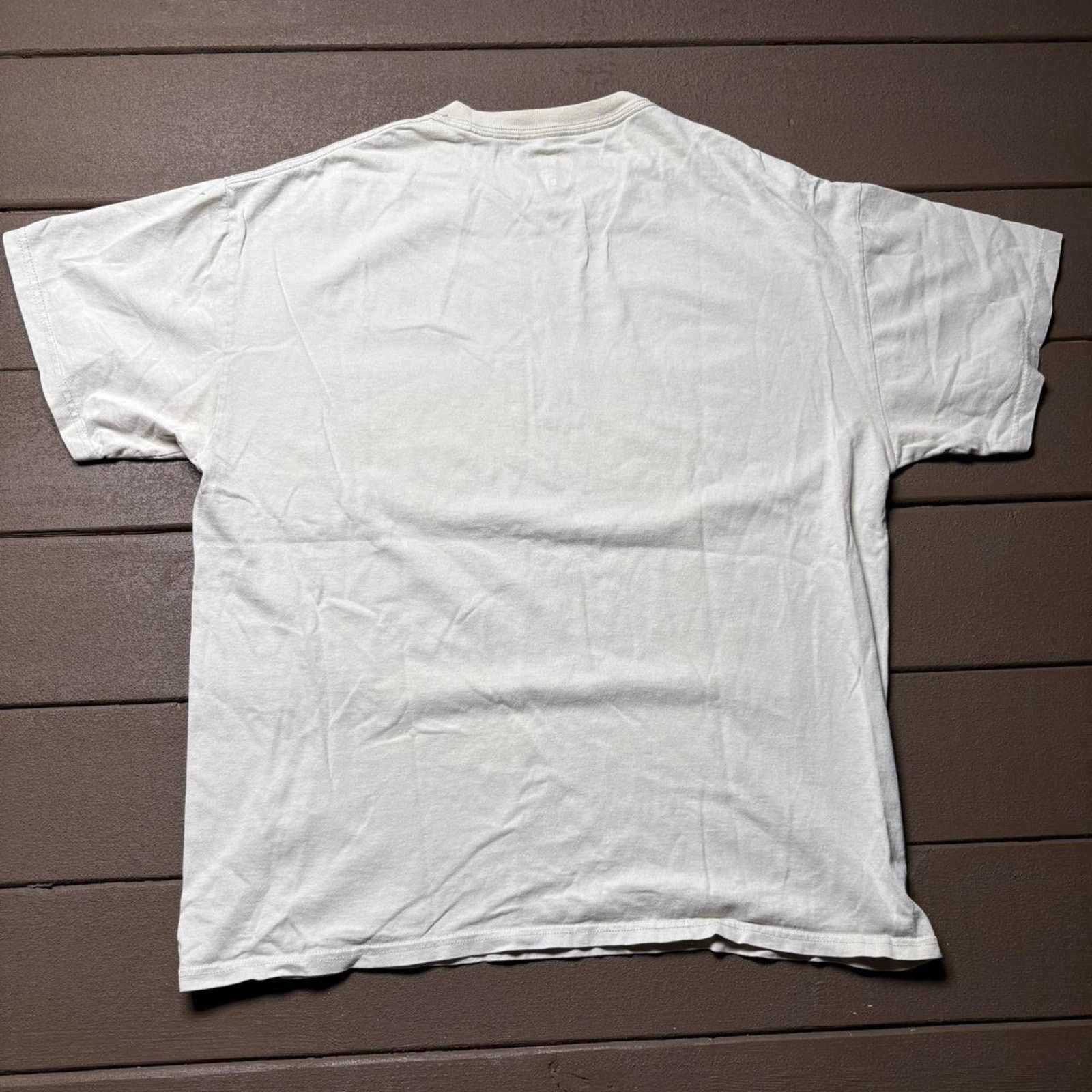 Hanes White 2005 Daytona Turkey Run Car Shirt Size US XL / EU 56 / 4 - 7 Thumbnail
