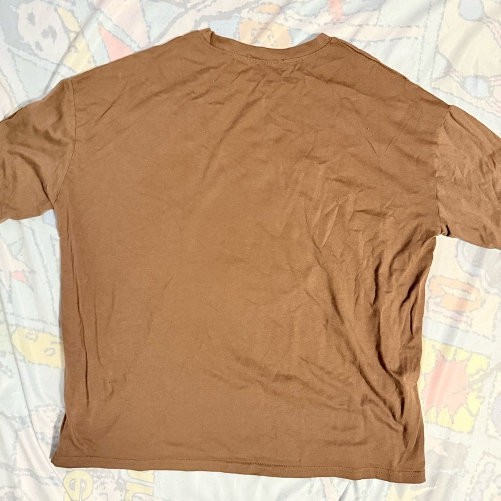Shein SHEIN Brown and Yellow Retro Sun Tee Size US S / EU 44-46 / 1 - 3 Thumbnail