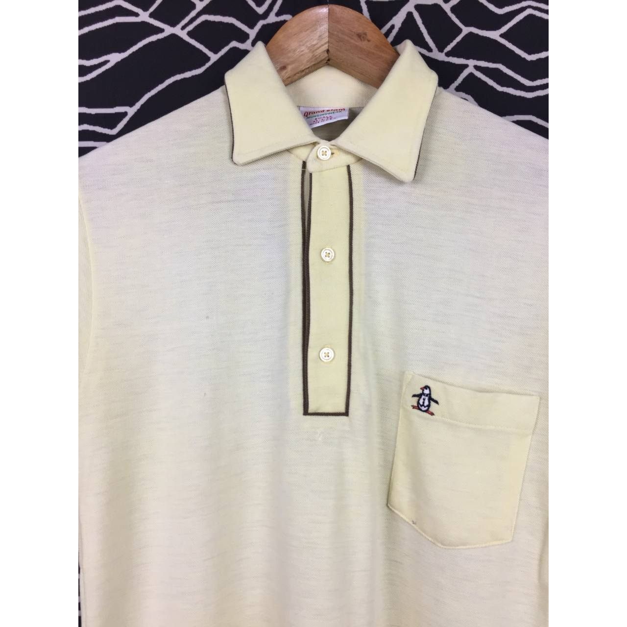 Grand Slam × Vintage Vtg 90s Grand Slam Munsingwear Penguin Logo Pocket Polo Tee Size US S / EU 44-46 / 1 - 4 Thumbnail