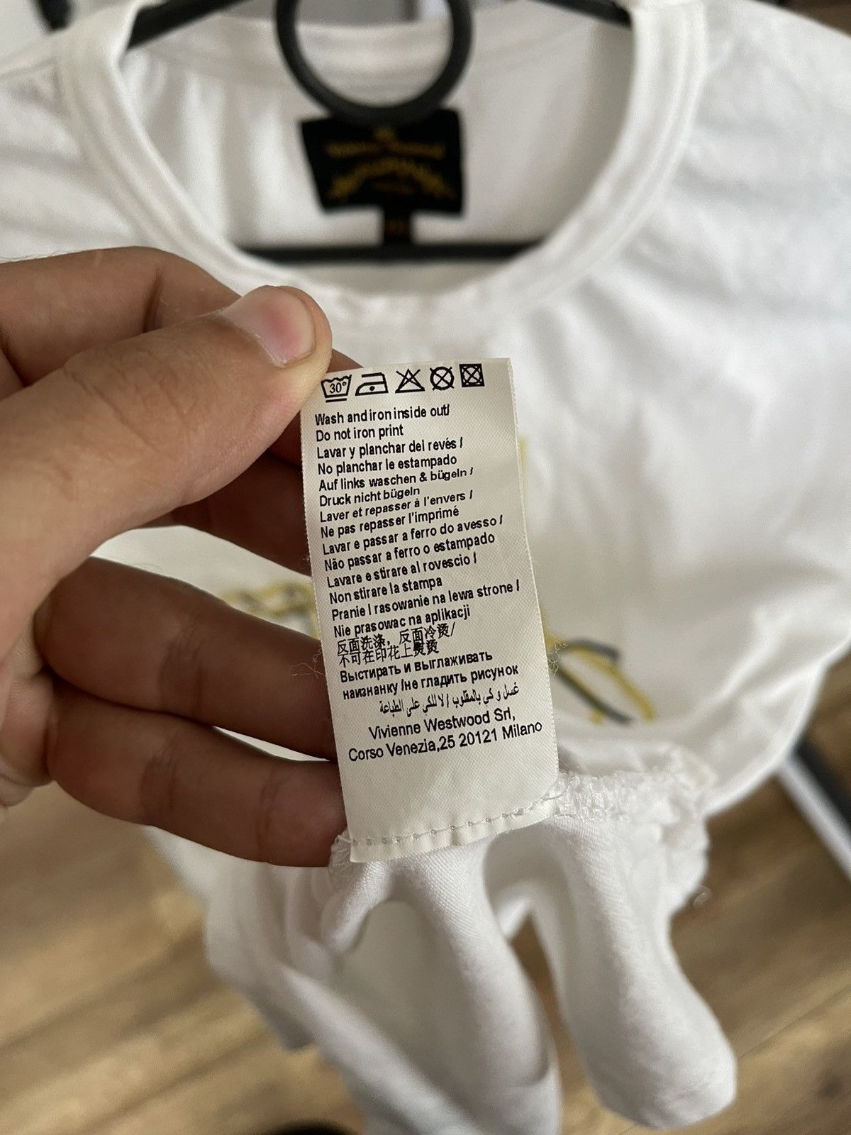 Vivienne Westwood Vivienne Westwood Anglomania T-Shirt Tee Big Logo Size US XXS / EU 40 - 9 Thumbnail
