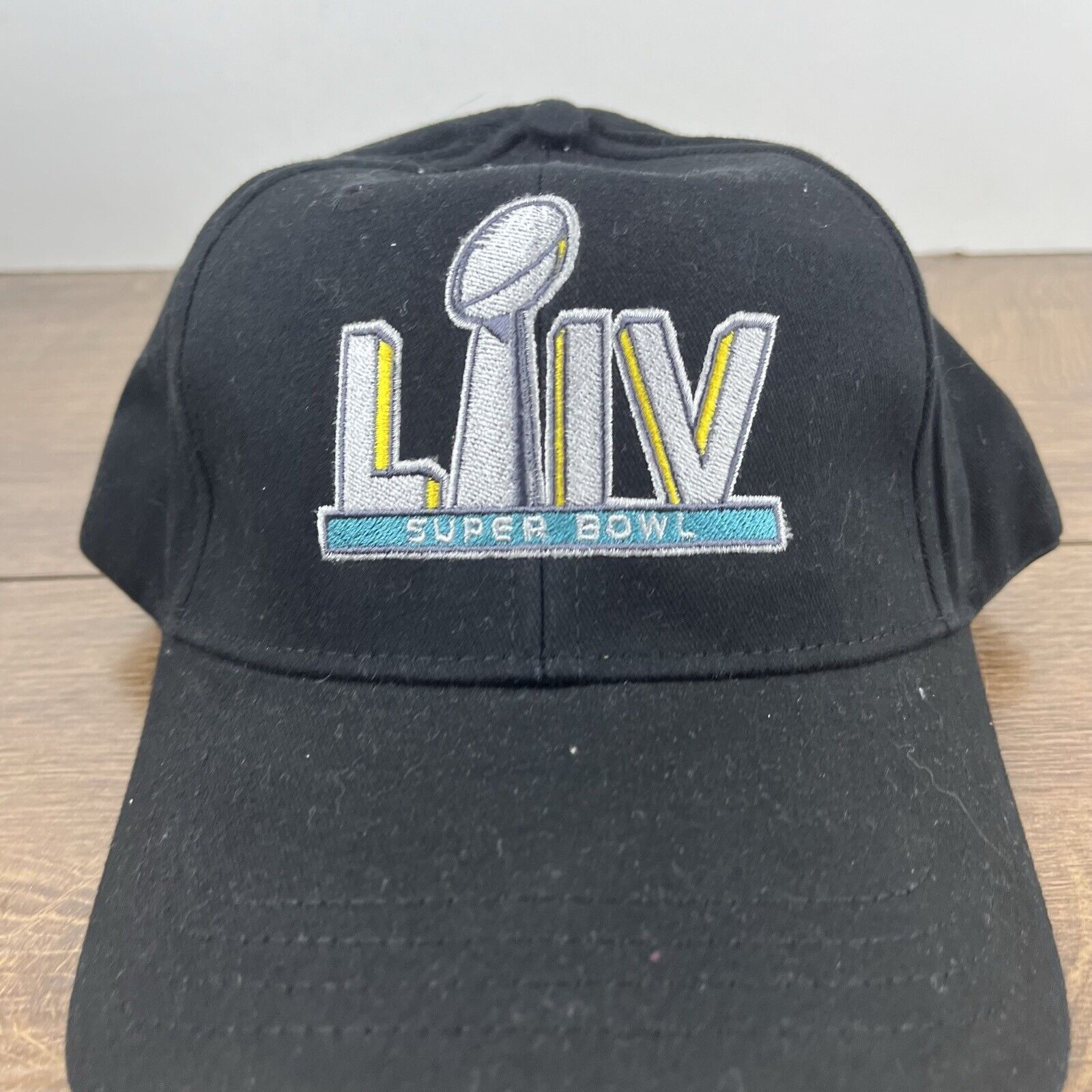 Other Super Bowl 53 Hat LIIV Hat Black Hat Adjustable NFL Black Ad Size ONE SIZE - 7 Thumbnail
