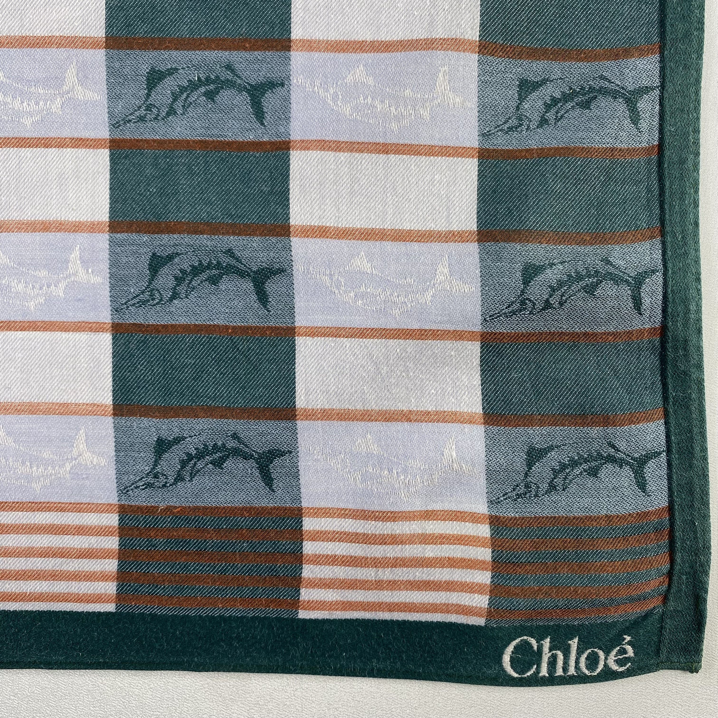 Vintage Chloe Neckerchief / Bandana / Handkerchief-P1471 Size ONE SIZE - 3 Thumbnail