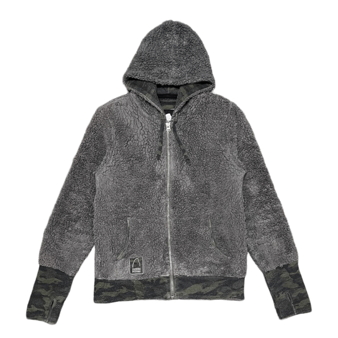 Sierra Designs Vintage Sierra Designs Fleece Sherpa Hooded Jacket Size L / US 10 / IT 46 - 1 Thumbnail