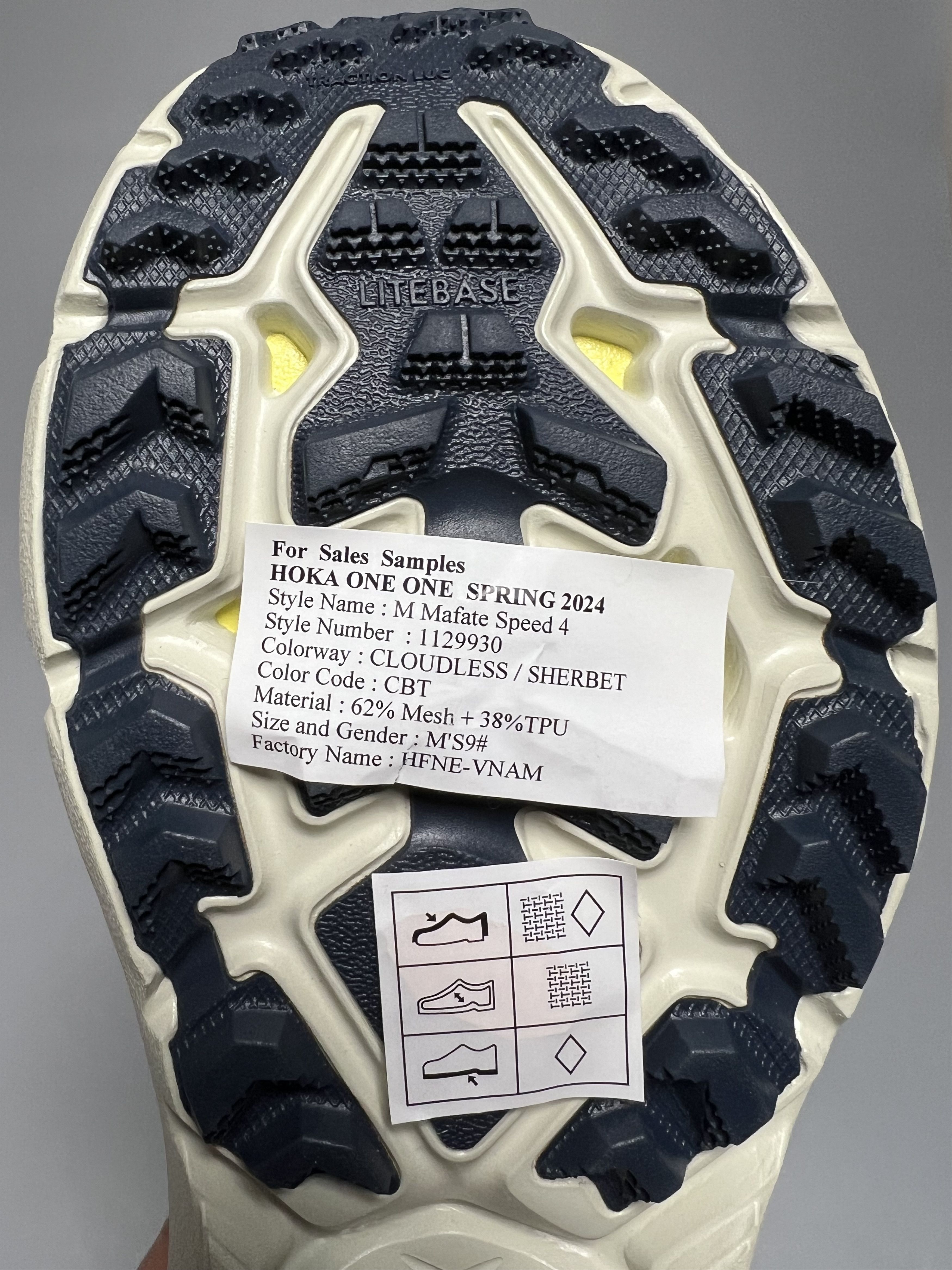Hoka 9D Hoka One One Mafate Speed 4 Trail Running Shoes Size US 9 / EU 42 - 16 Thumbnail