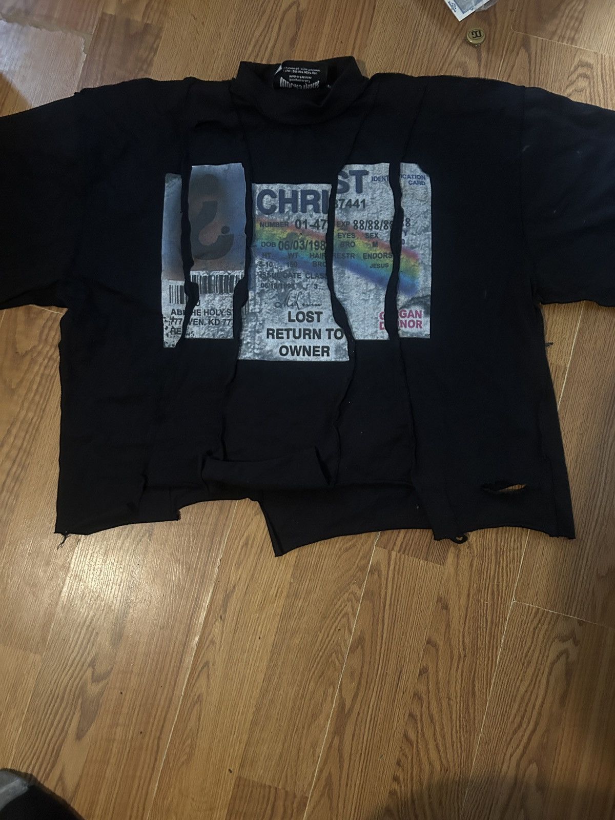 Wockstar Distressed “Lost Return to Owner” Tee