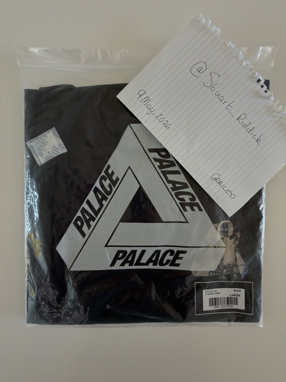 Palace Palace U Figure T-shirt Black Size US L / EU 52-54 / 3 - 3 Thumbnail