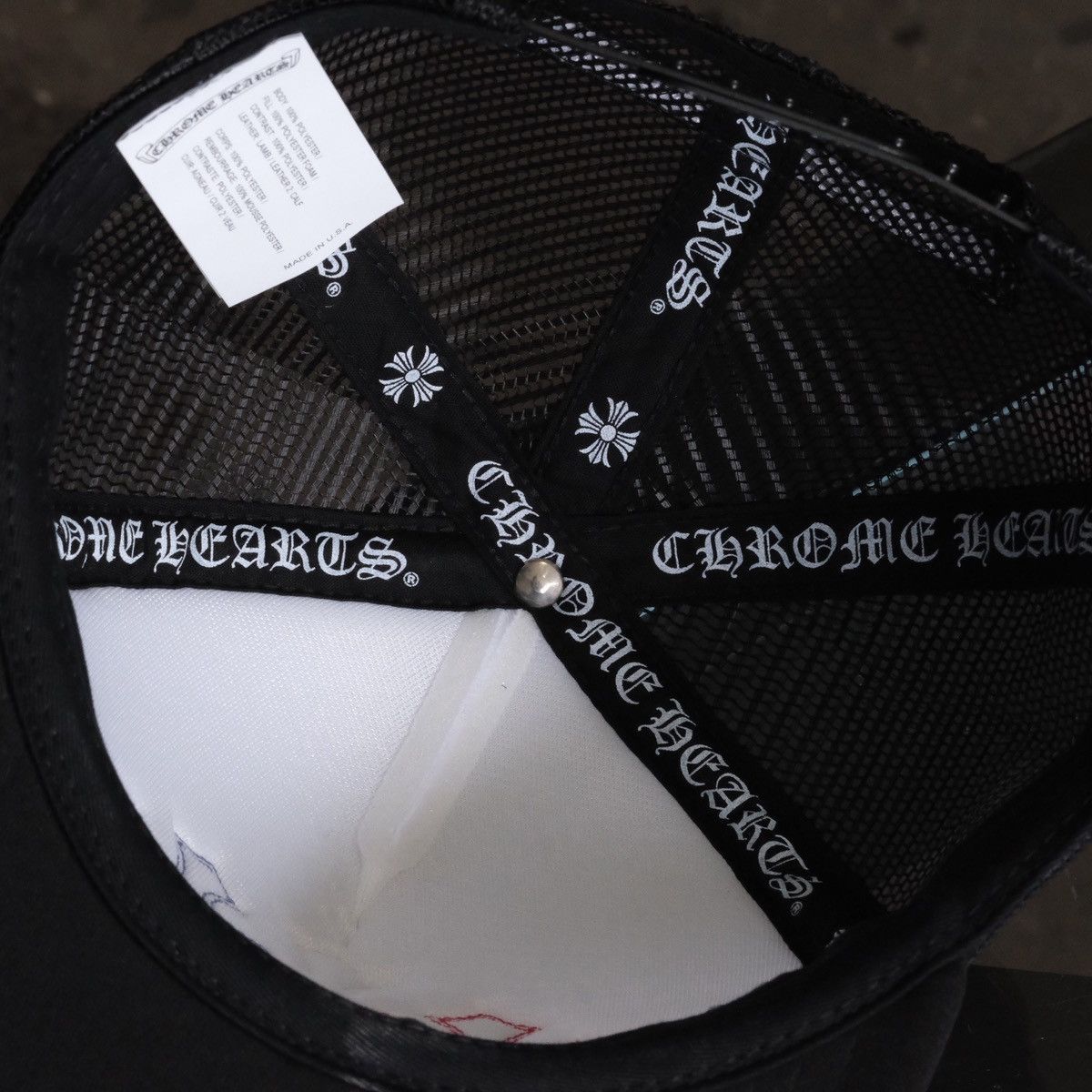 Chrome Hearts CHROME HEARTS TRUCKER CAP - CEMETERY PATCHWORK Size ONE SIZE - 7 Thumbnail