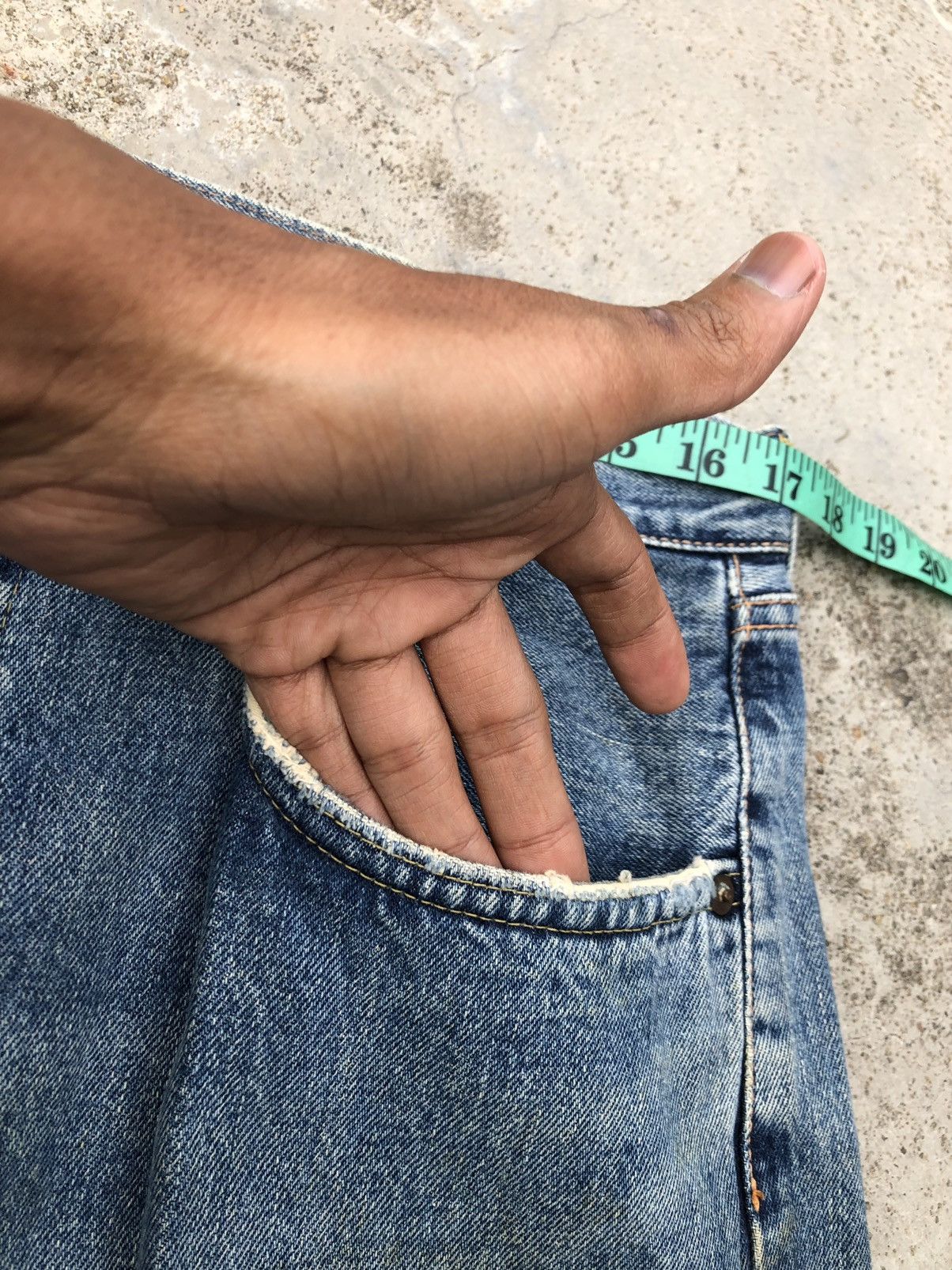 Edwin WIDE LEG⚡️⚡️VINTAGE SELVEDGE RUSTY DENIM Size US 34 / EU 50 - 8 Thumbnail