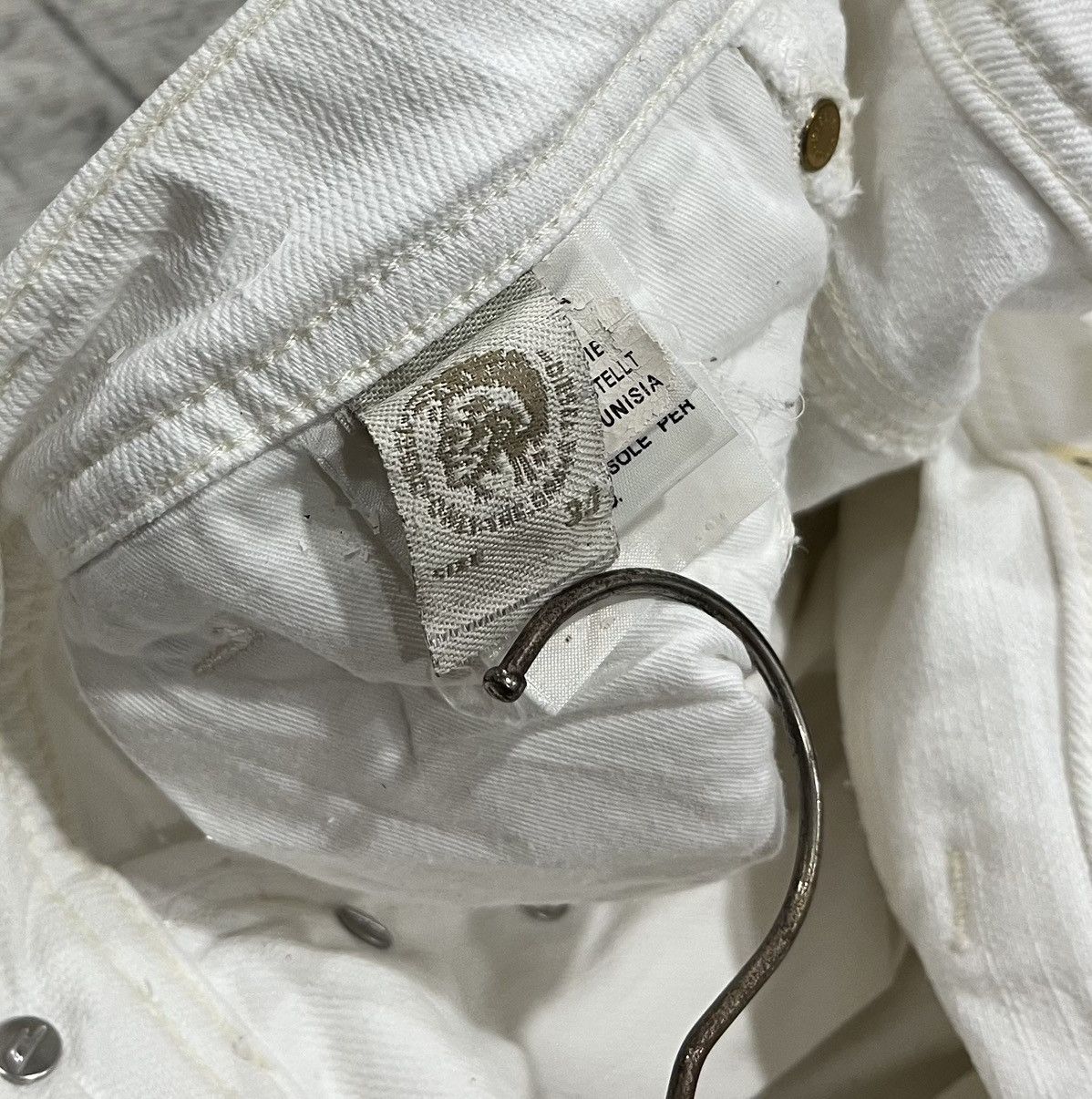 Diesel Diesel Industry Jogger White Jeans Size US 34 / EU 50 - 8 Thumbnail