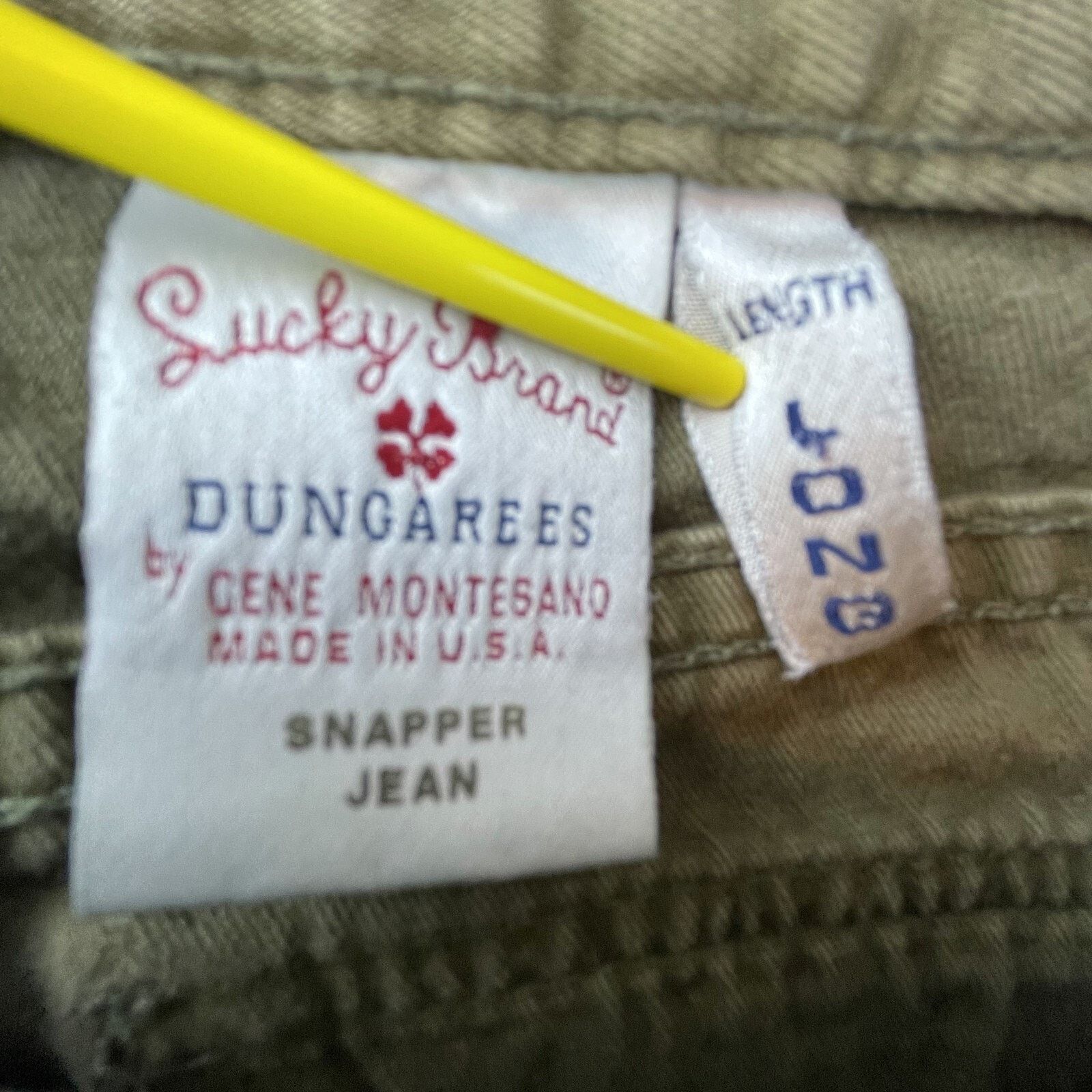 Lucky Brand Lucky Brand Snapper Jeans Women 10/30 Long Flap Dungarees Size 32" / US 10 / IT 46 - 8 Thumbnail