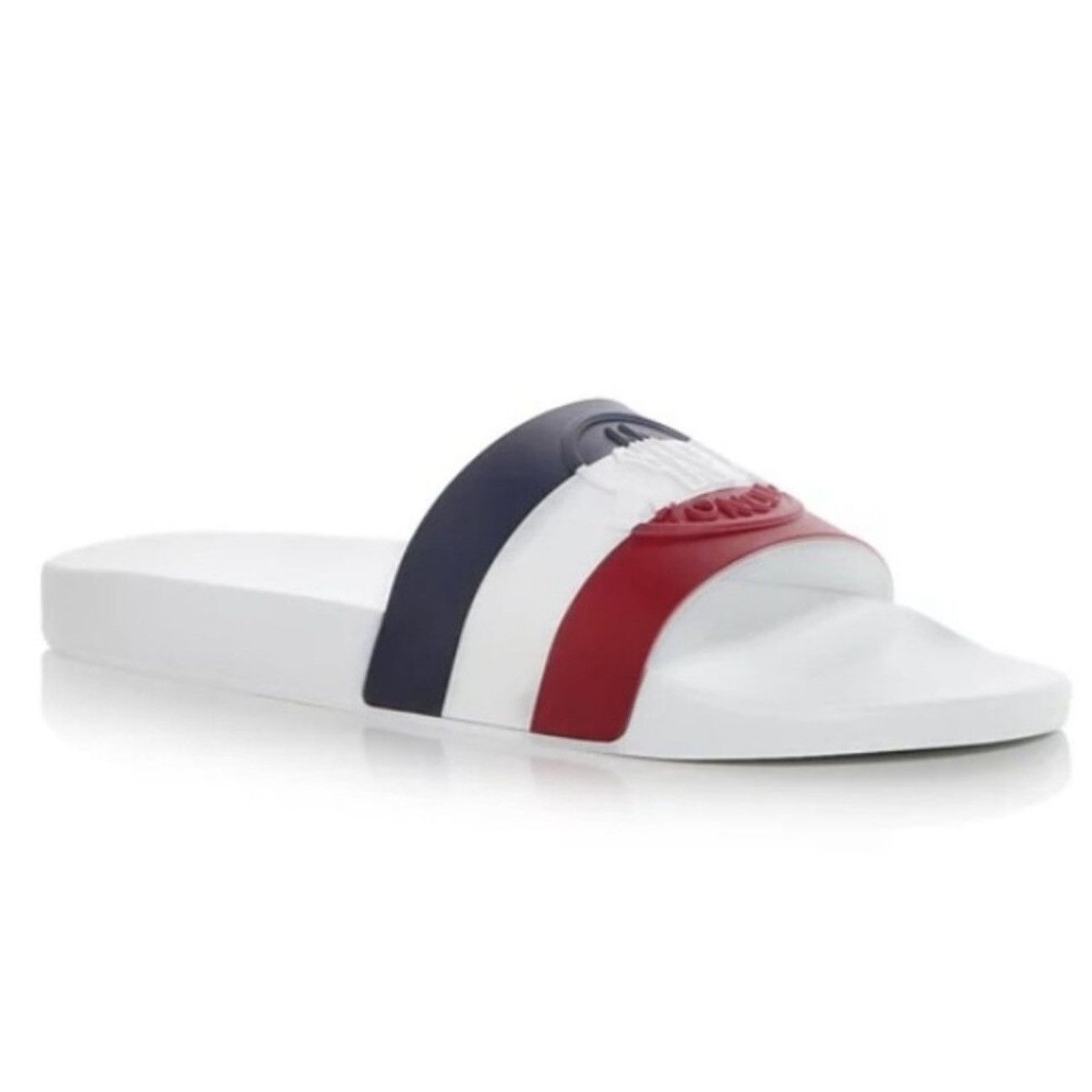 Moncler MONCLER Basile Slide Sandal in White Size US 8 / EU 41 - 10 Thumbnail