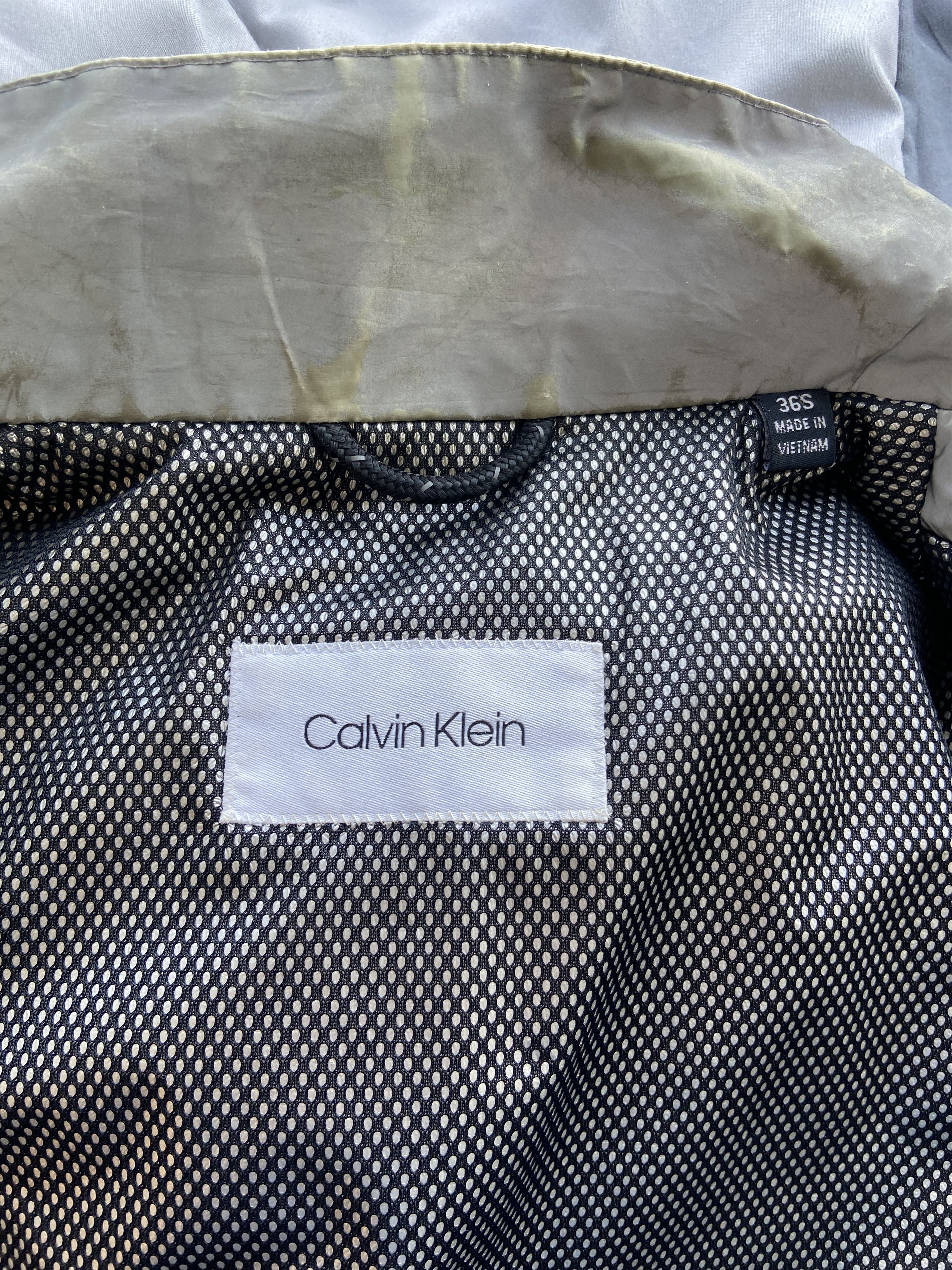 Calvin Klein Calvin Klein Retroreflective Silver Rain Coat Size US S / EU 44-46 / 1 - 9 Thumbnail