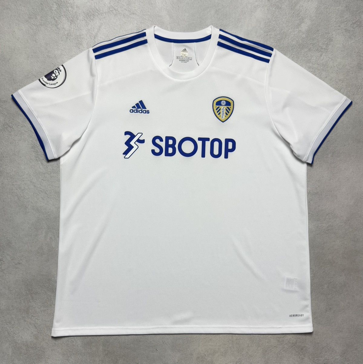 Adidas Leeds United 2020 2021 Home Shirt Soccer Jersey Adidas Size US XXL / EU 58 / 5 - 1 Thumbnail