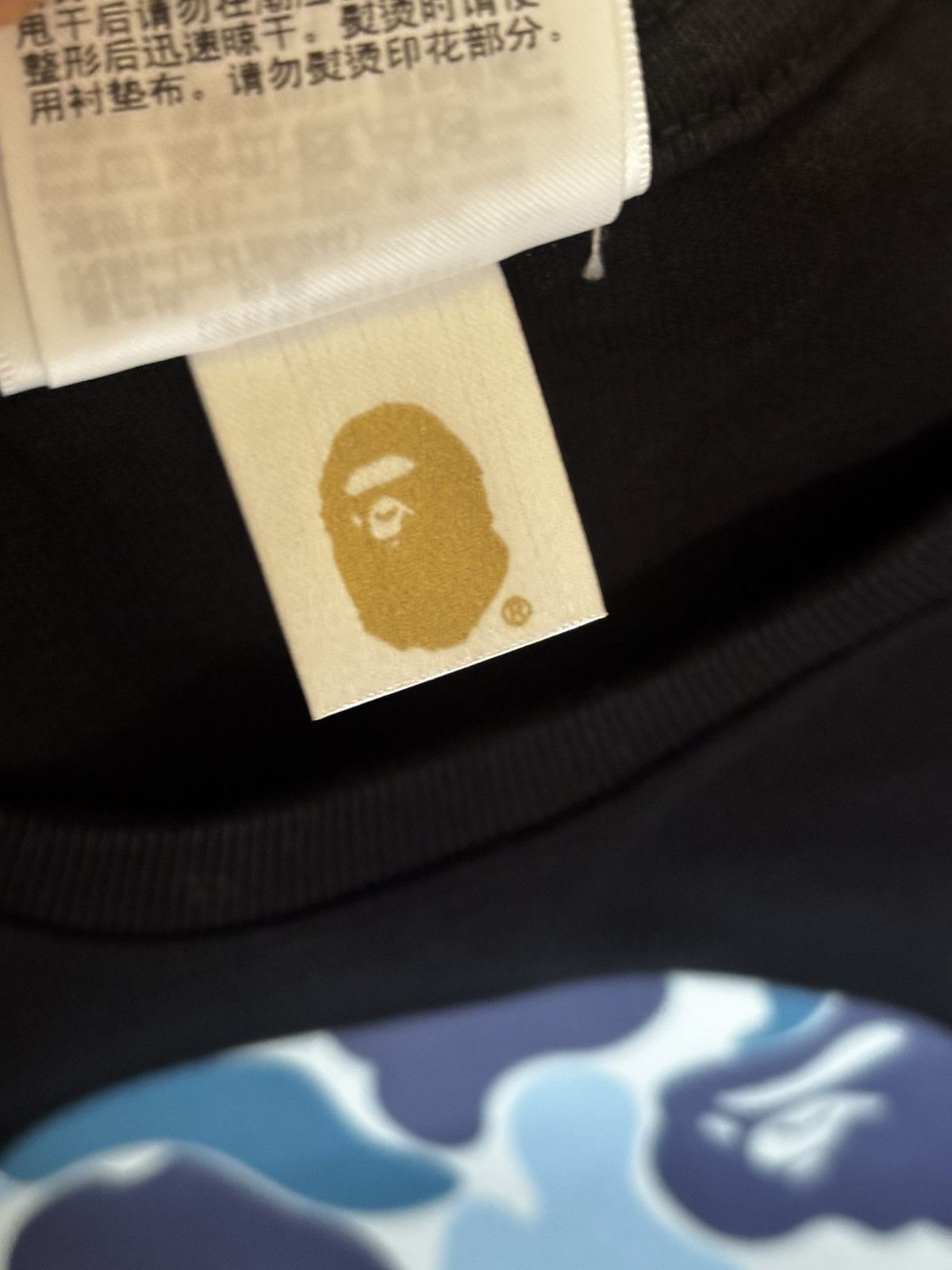 Bape Auth ape bape abc camo by bathing ape tee t shirt bk bl new Size US L / EU 52-54 / 3 - 5 Thumbnail