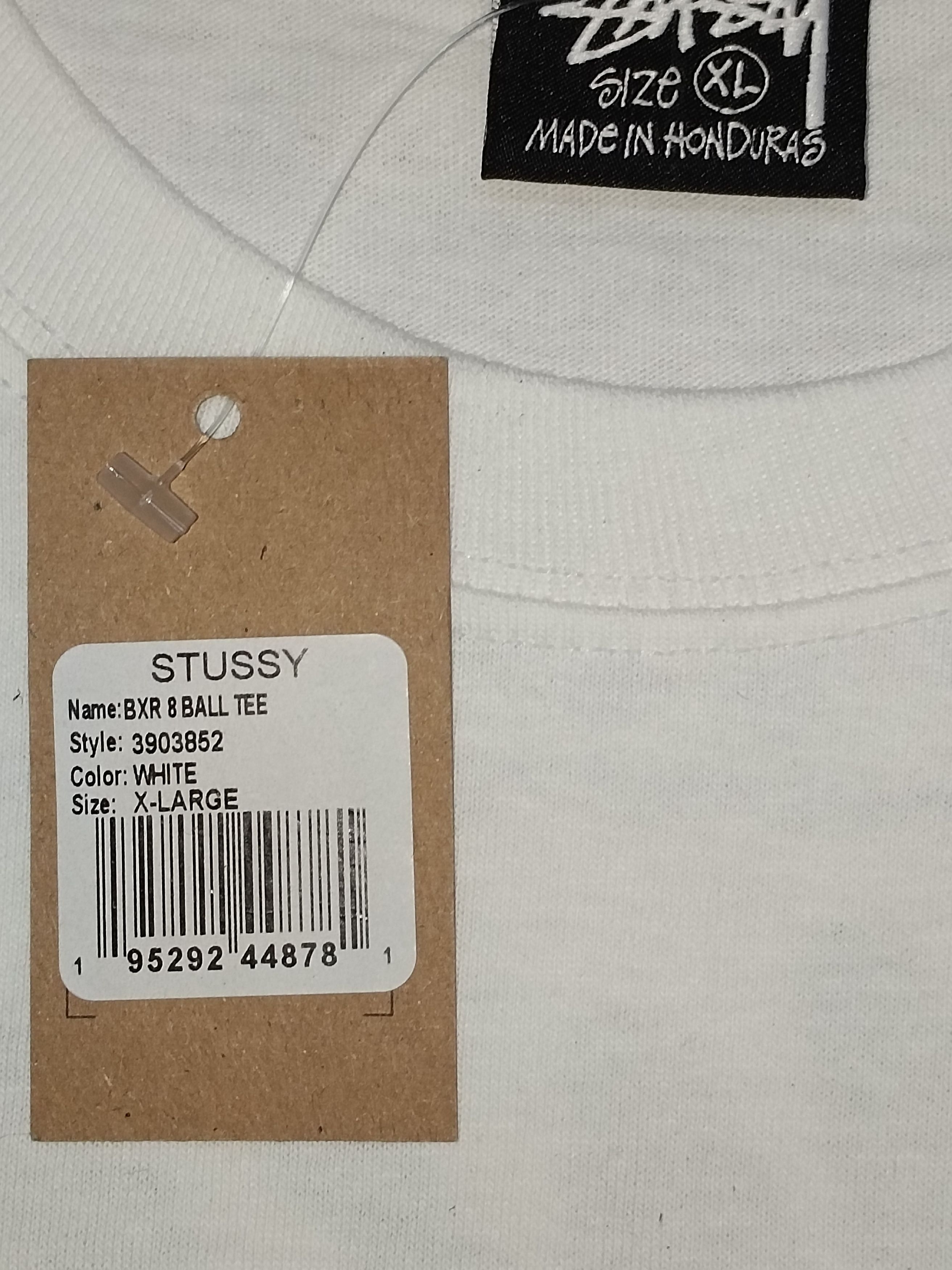 Born X Raised × Stussy Stussy Born x Raised 8 Ball Tee White Size US XL / EU 56 / 4 - 6 Thumbnail