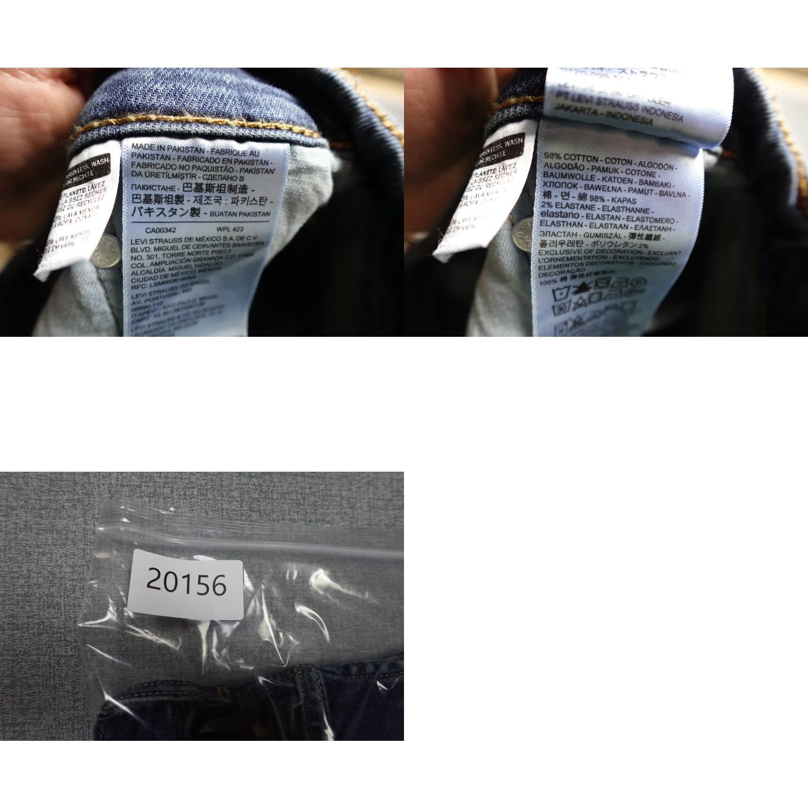Levi's Levi's 505 Jeans Mens 34x30 Blue Regular Fit Straight Leg Cowboy Size US 34 / EU 50 - 9 Thumbnail