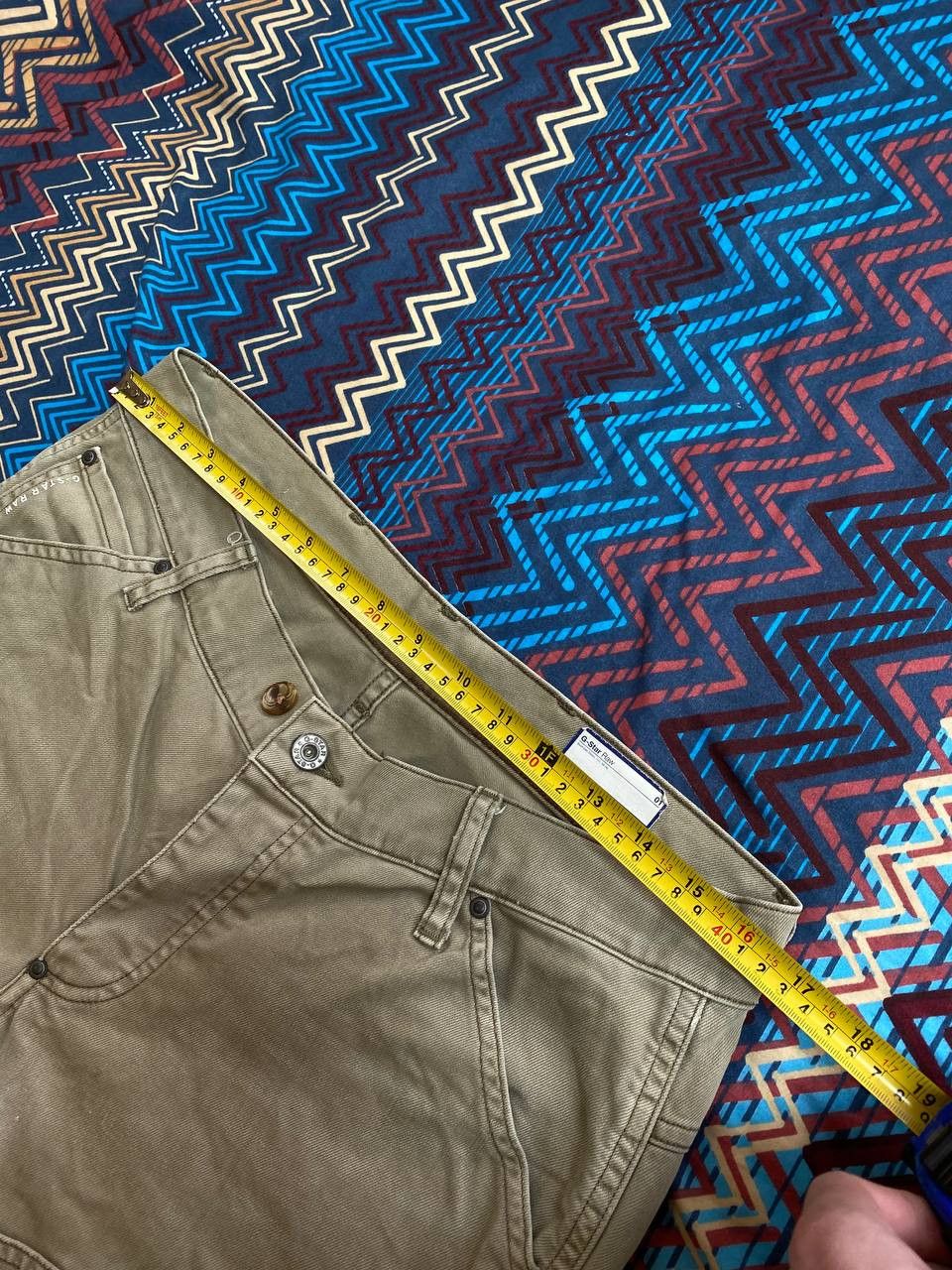 G-Star × Vintage Y2K G-Star Double Knee Elwood Baggy Fit Denim Jeans Size US 32 / EU 48 - 17 Thumbnail