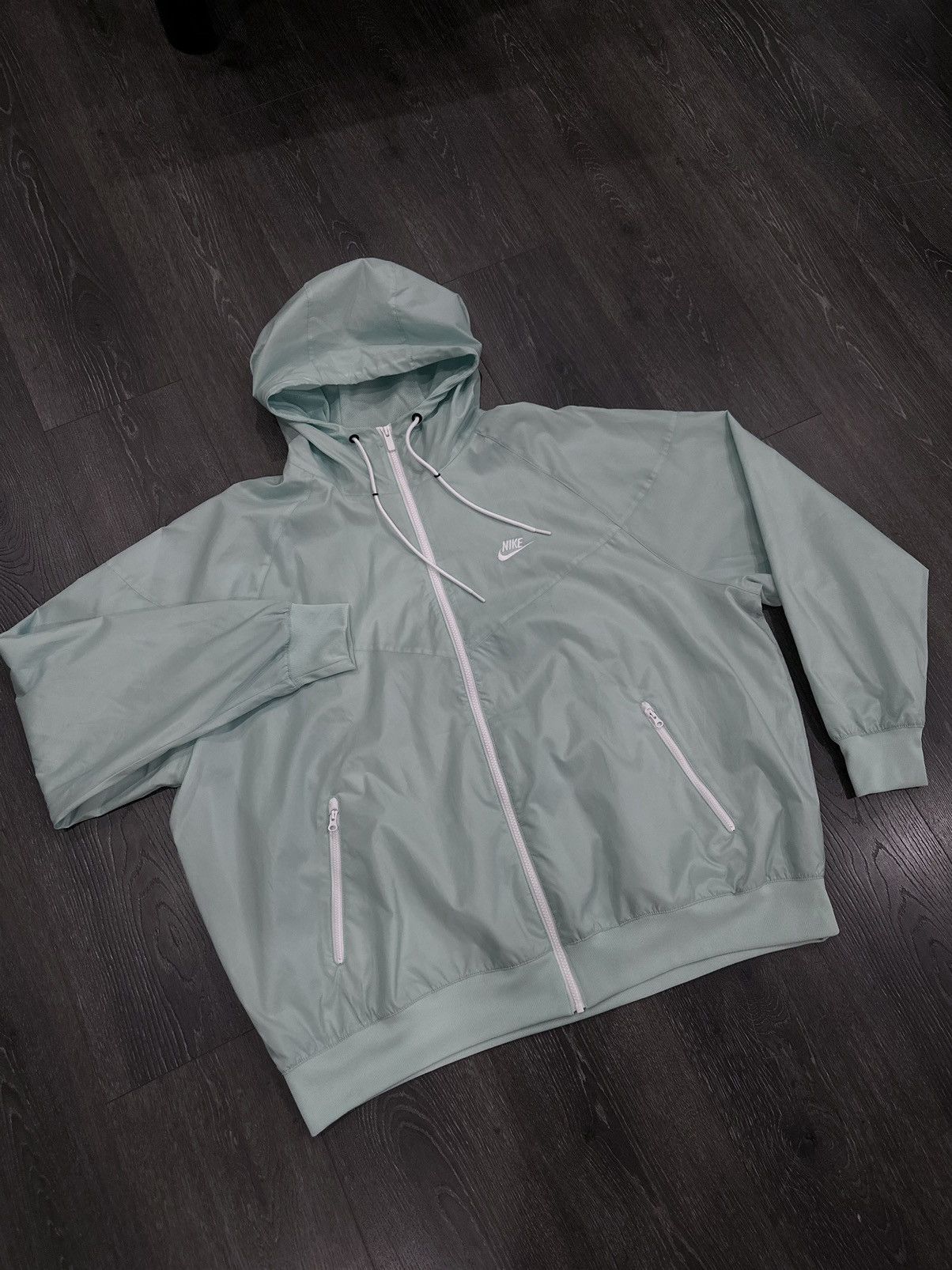 image of Nike Streetwear Windbreaker in Teal, Men's (Size 2XL)