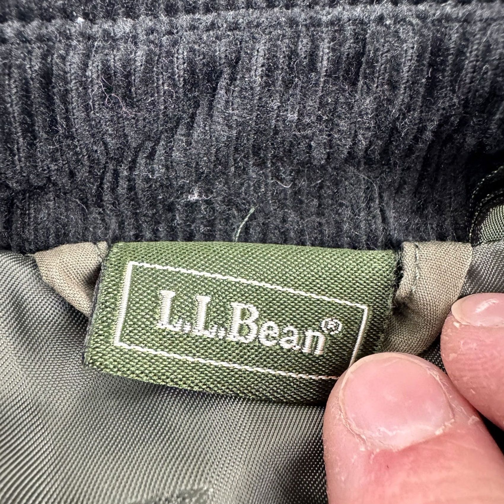 Vintage LL Bean Quilted Thermore Barn Jacket Corduroy Collar Snap Up Womens Small Green Quilted Jacket Womens Small Size S / US 4 / IT 40 - 5 Thumbnail