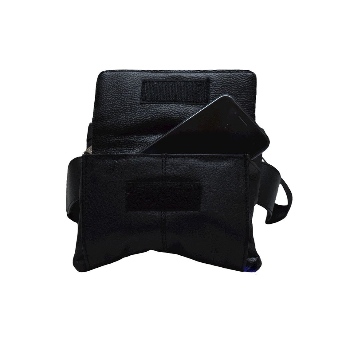 Handmade Women's Brand New Black Leather Crossbody Phone Bag Size ONE SIZE - 9 Thumbnail