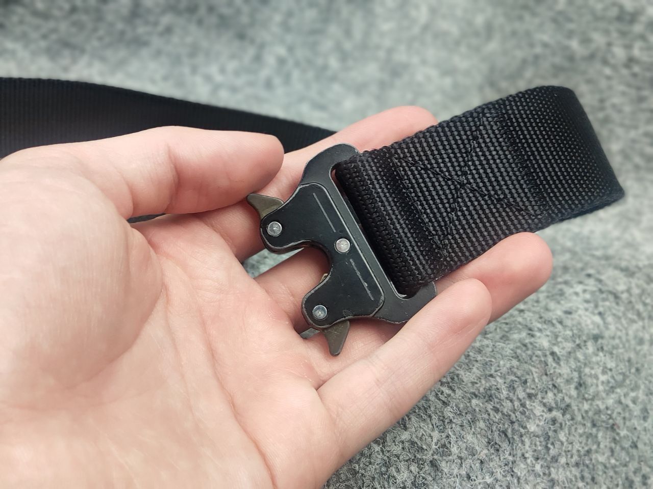 Japanese Brand Vintage Japan LGB Style Alyx Canvas Safety Buckle Belt Y2K Size ONE SIZE - 11 Thumbnail