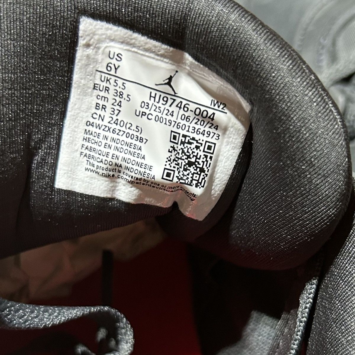 Designer × Jordan Brand × Nike Nigel Sylvester Air Jordan 4 RM Driveway Grey GS Size 6Y NEW Size US 6 / EU 39 - 5 Thumbnail