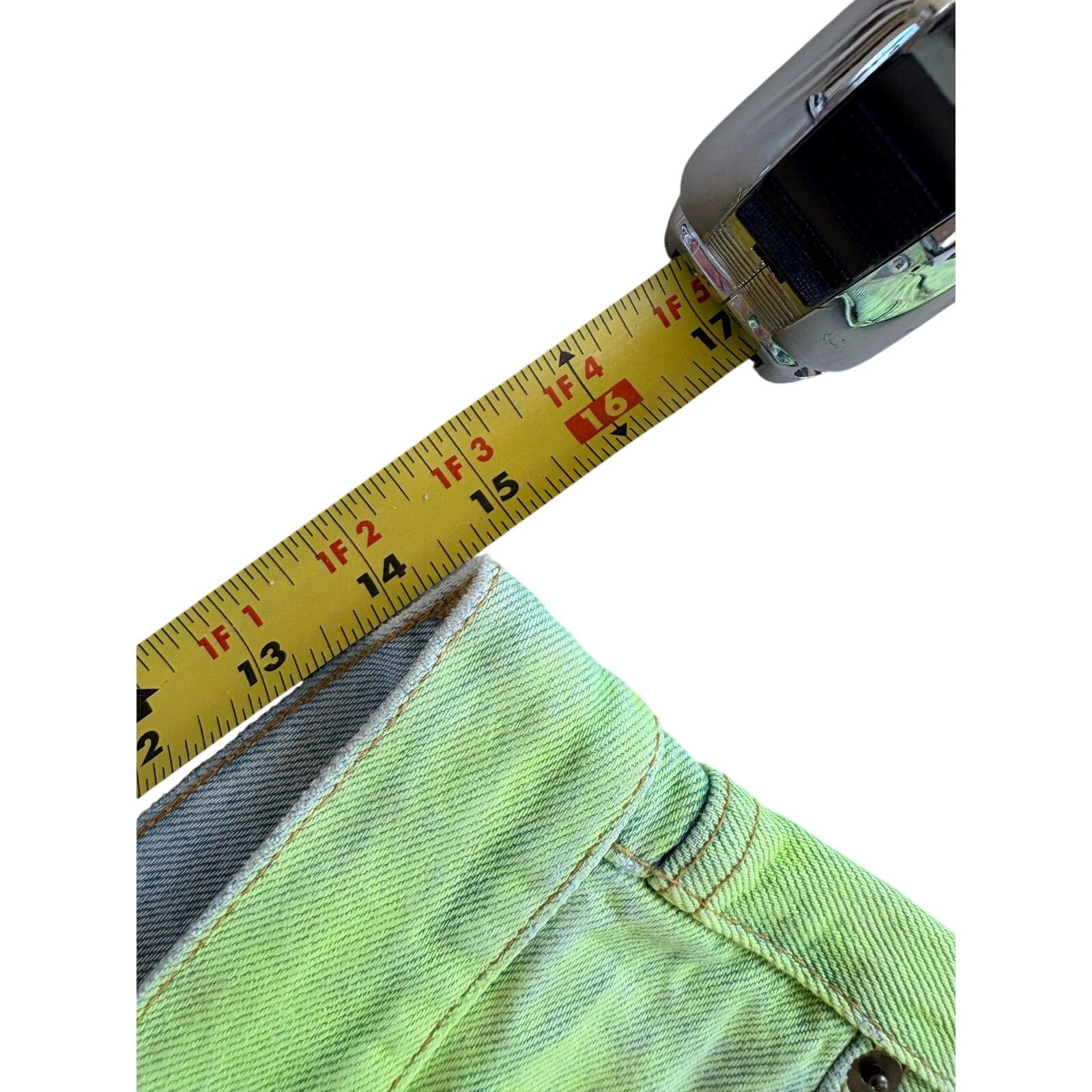 Other Darkpark green acid wash jeans Size US 29 - 2 Thumbnail