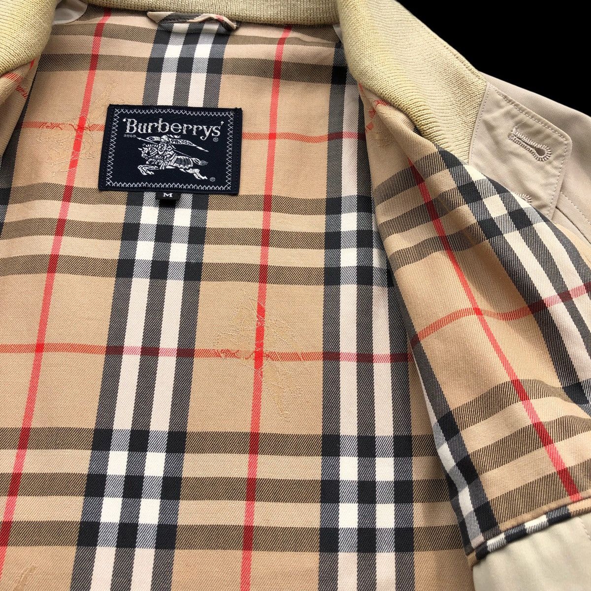 Burberry Vintage Burberrys Prorsum Lined Novacheck Bomber Jacket Size US M / EU 48-50 / 2 - 11 Thumbnail