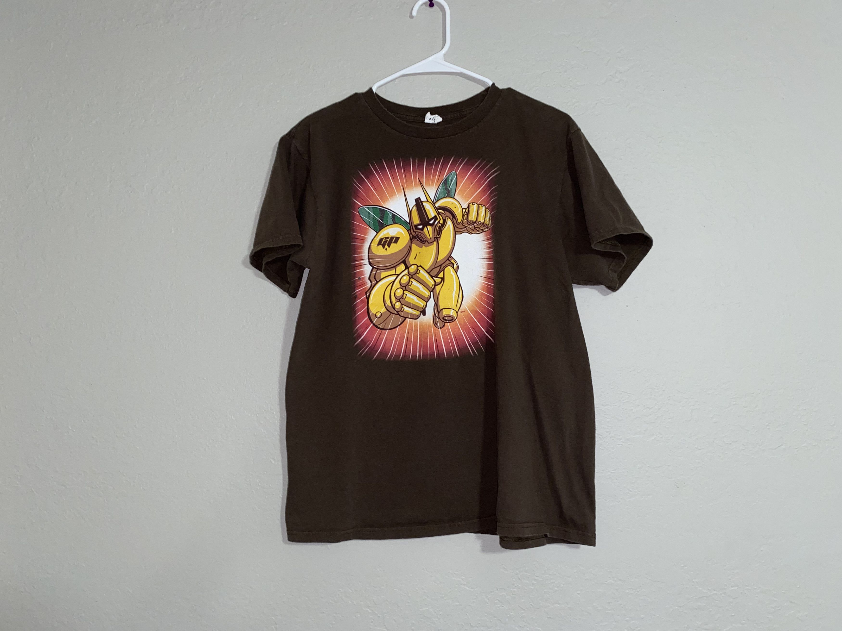 Hanes GP Robot Tee shirt Giant Peach Record Shop store Streetwear! Size US M / EU 48-50 / 2 - 1 Thumbnail