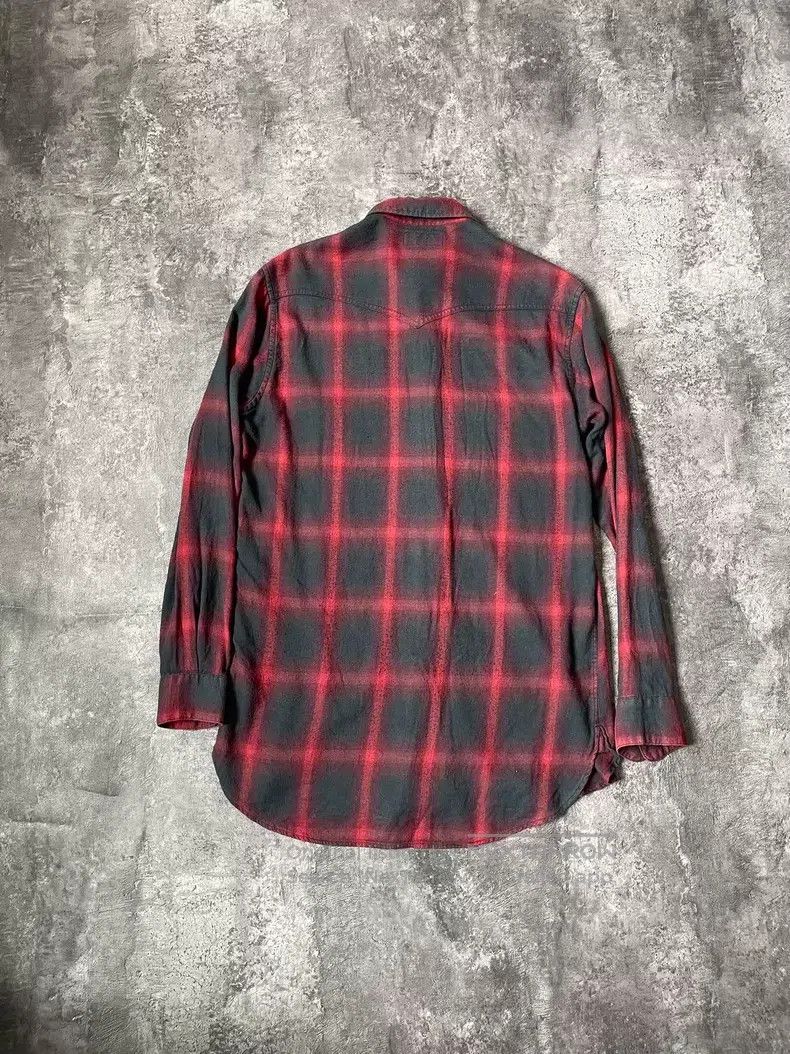 Saint Laurent Paris Saint Laurent Paris Autumn and Winter Red and Black Gradie Size US L / EU 52-54 / 3 - 6 Thumbnail