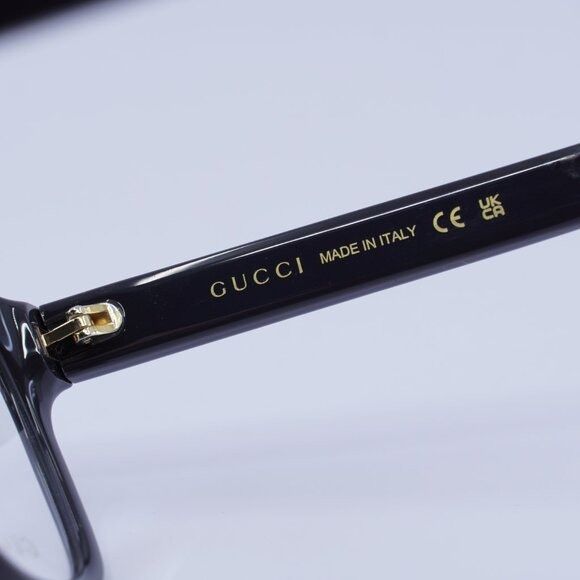 Gucci 🕶️ New Gucci GG1344O 004 Eyeglasses - Grey Frame Size ONE SIZE - 7 Thumbnail