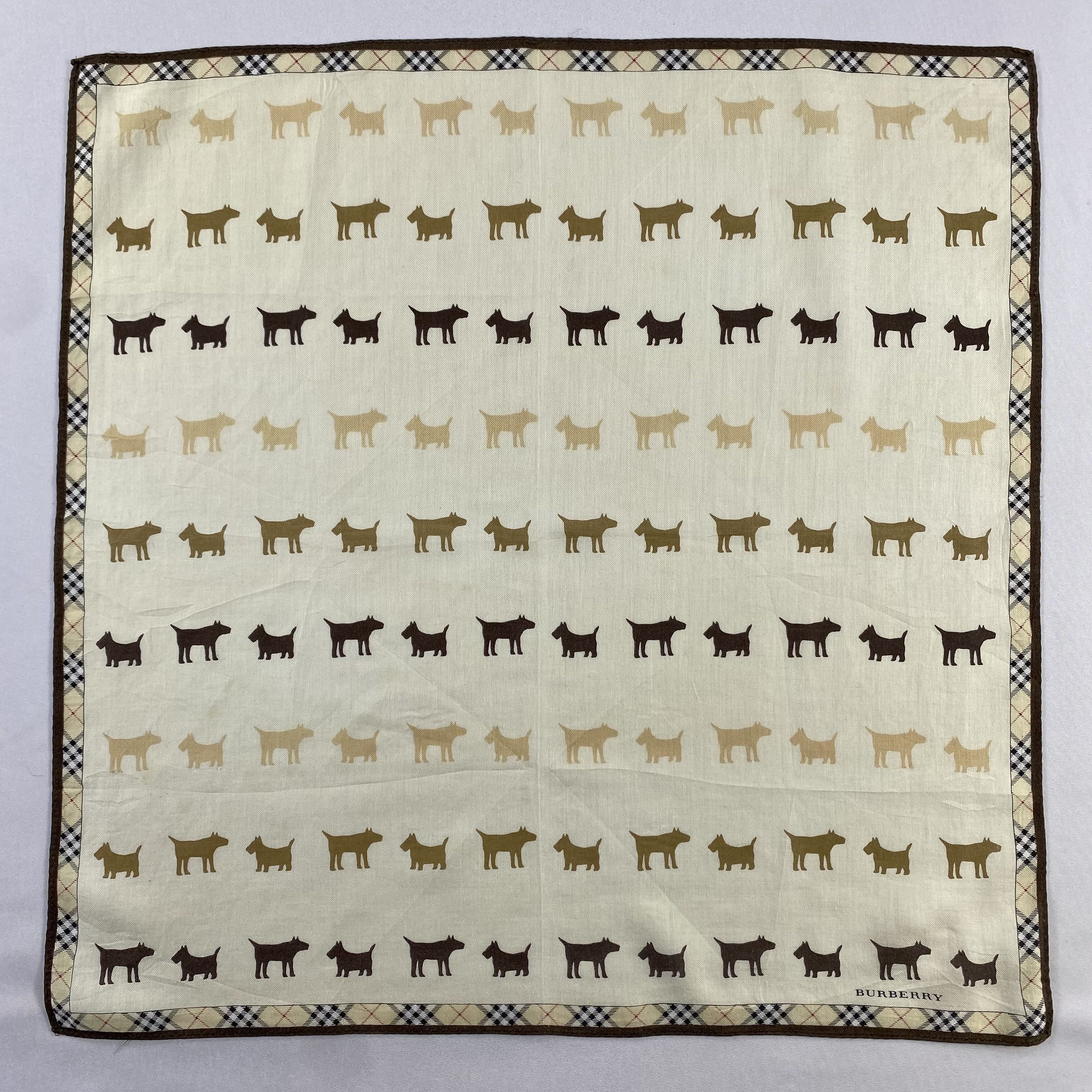 Burberry × Vintage Burberry Handkerchief / Neckerchief / Bandana-P1874 Size ONE SIZE - 1 Thumbnail