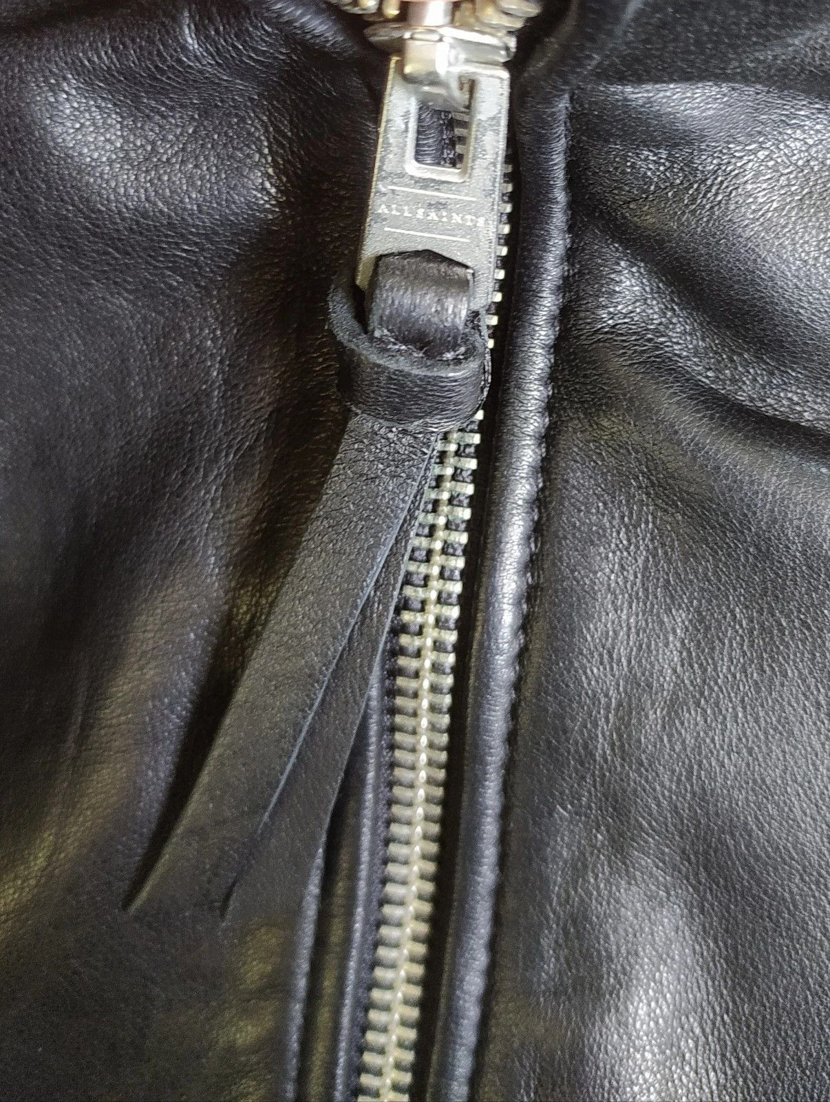 Allsaints Allsaints HARWOOD-Leather jacket Free Shipping FTP/9002 Size US XL / EU 56 / 4 - 8 Thumbnail
