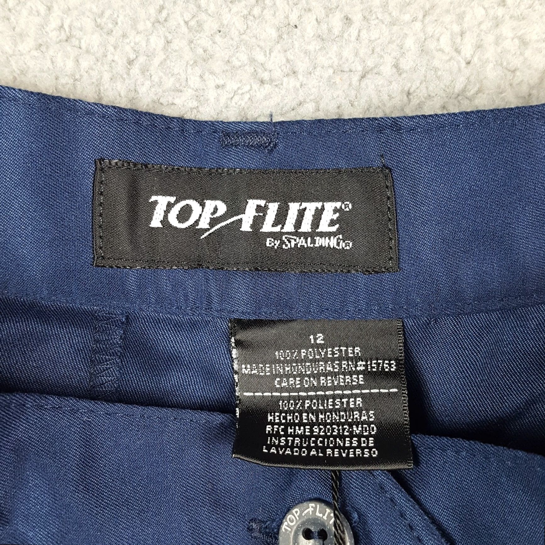 Spalding VINTAGE Spalding Women Chino Shorts 12 High Waist Pleated Breathable Blue Pockets 90s 00s Preppy Casual Golf Size 34" / US 12 / IT 48 - 6 Thumbnail
