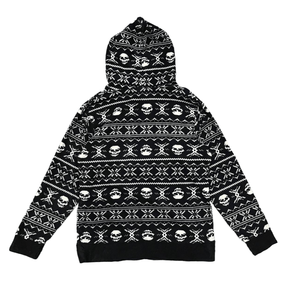 Japanese Brand Vintage Japanese Skulls Print Hoodie Pullover Size US L / EU 52-54 / 3 - 9 Thumbnail