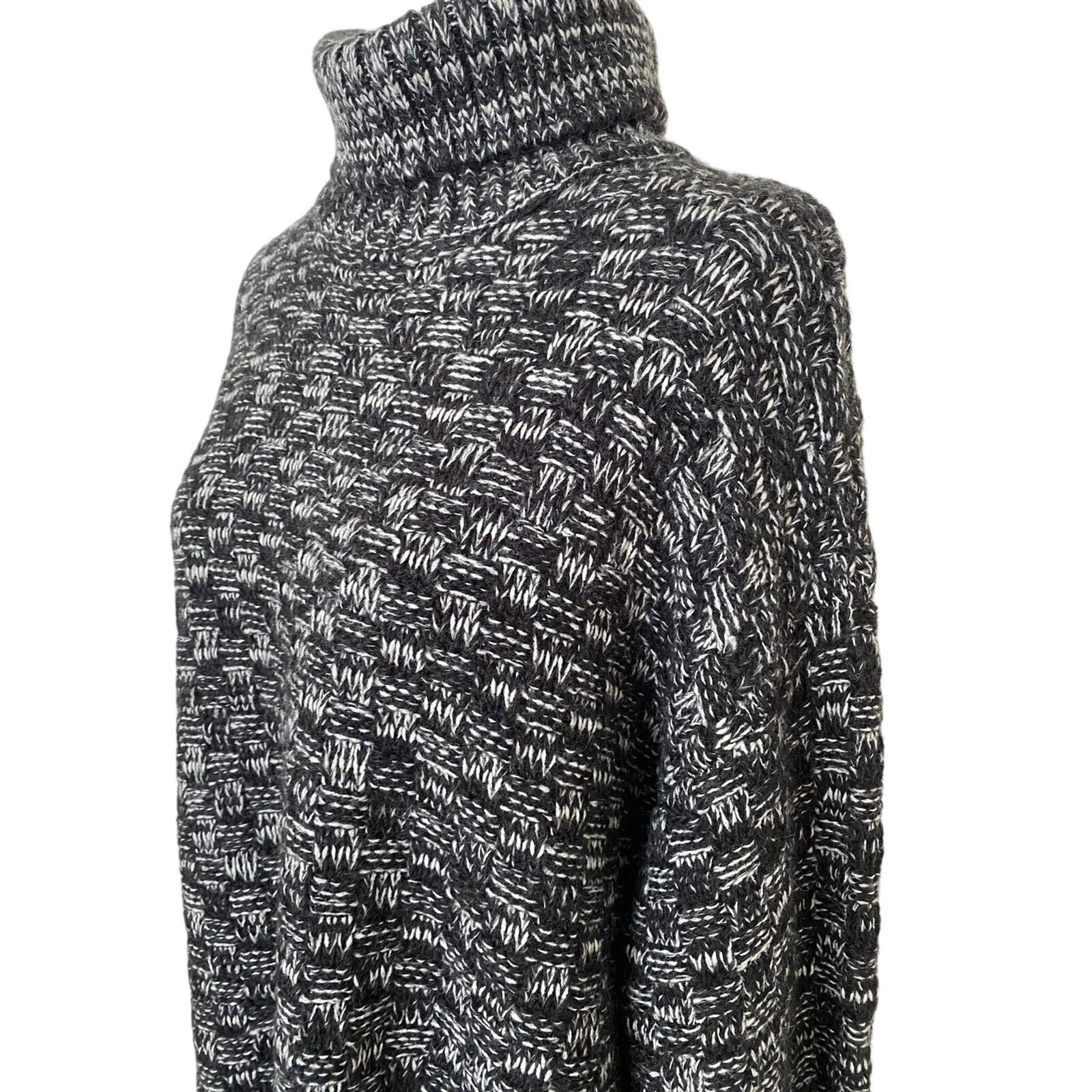 Topshop Topshop black and white wool size M warm tunic A003076 Size M / US 6-8 / IT 42-44 - 2 Thumbnail