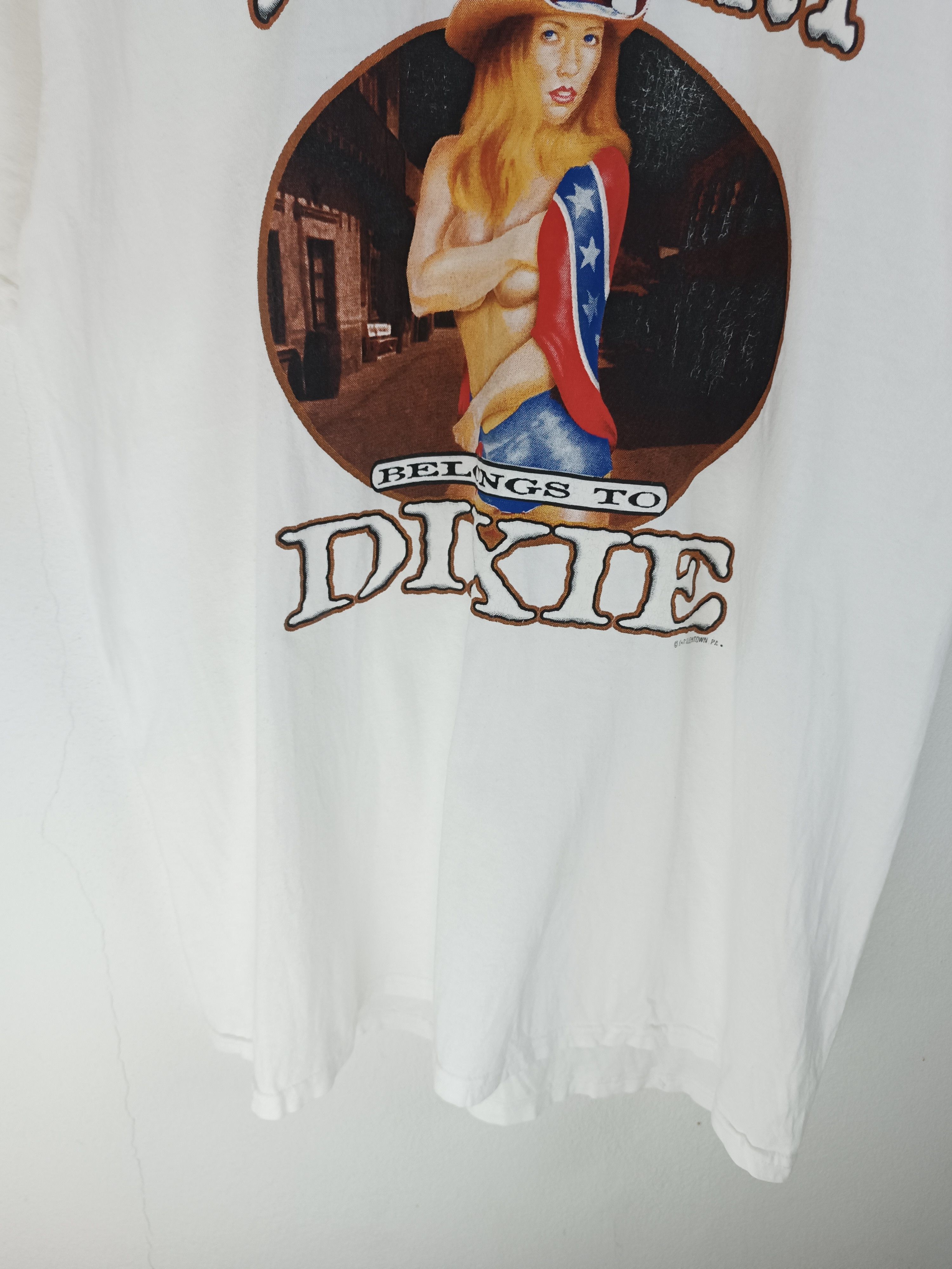 Vintage VINTAGE MY HEART BELONGS TO DIXIE SEXY ADULT LYNYRD SKYNYRD Size US L / EU 52-54 / 3 - 6 Thumbnail