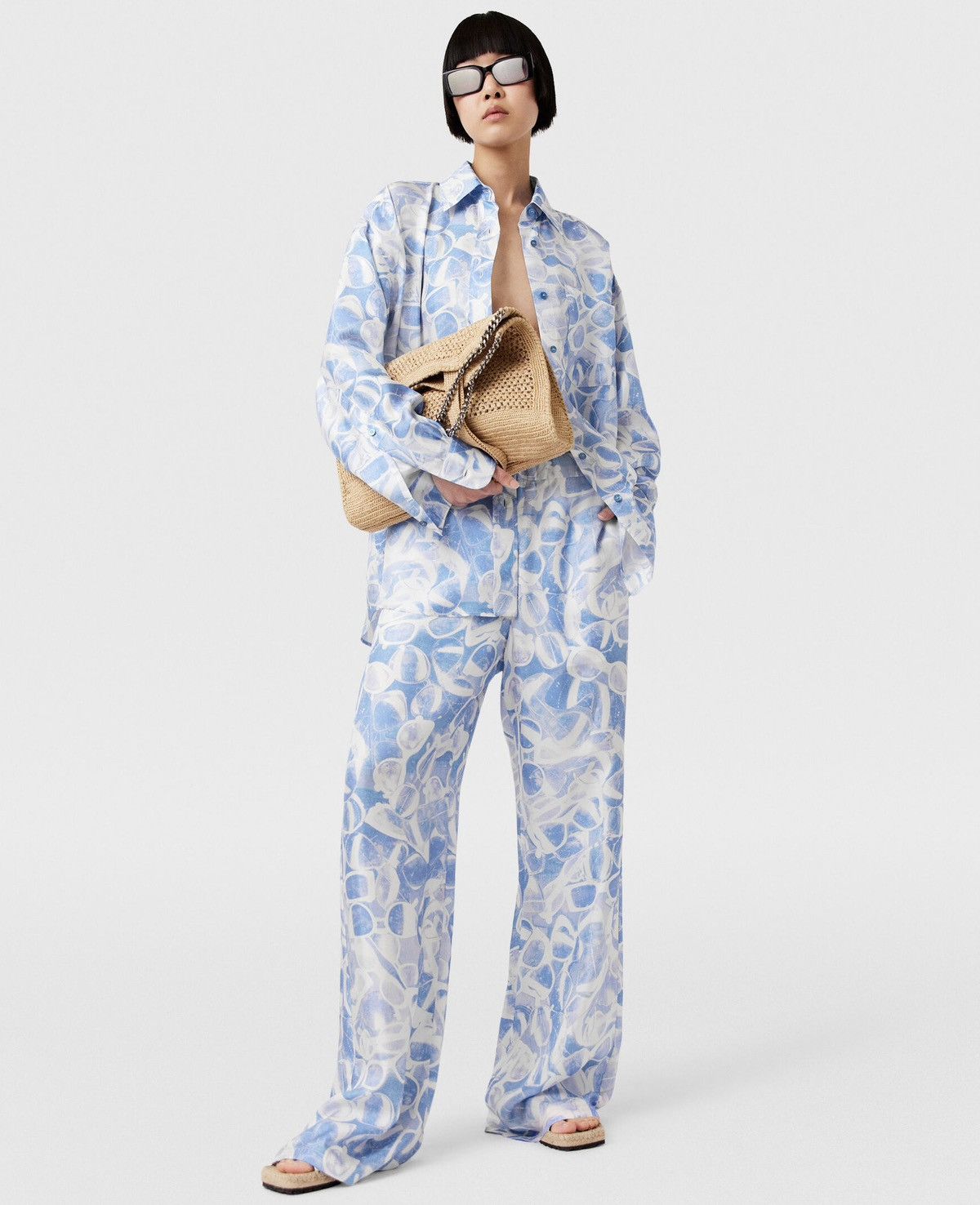 Stella McCartney Stella Mccartney printed silk twill shirt Size M / US 6-8 / IT 42-44 - 4 Thumbnail