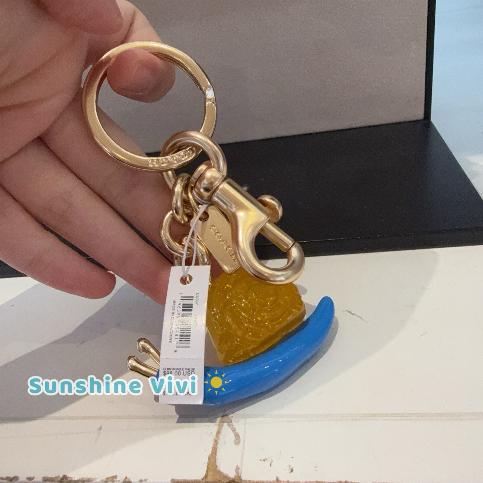 Coach NWT Coach X Observed By Us 3D Snail Bag Charm Fob CU307 Size ONE SIZE - 3 Thumbnail