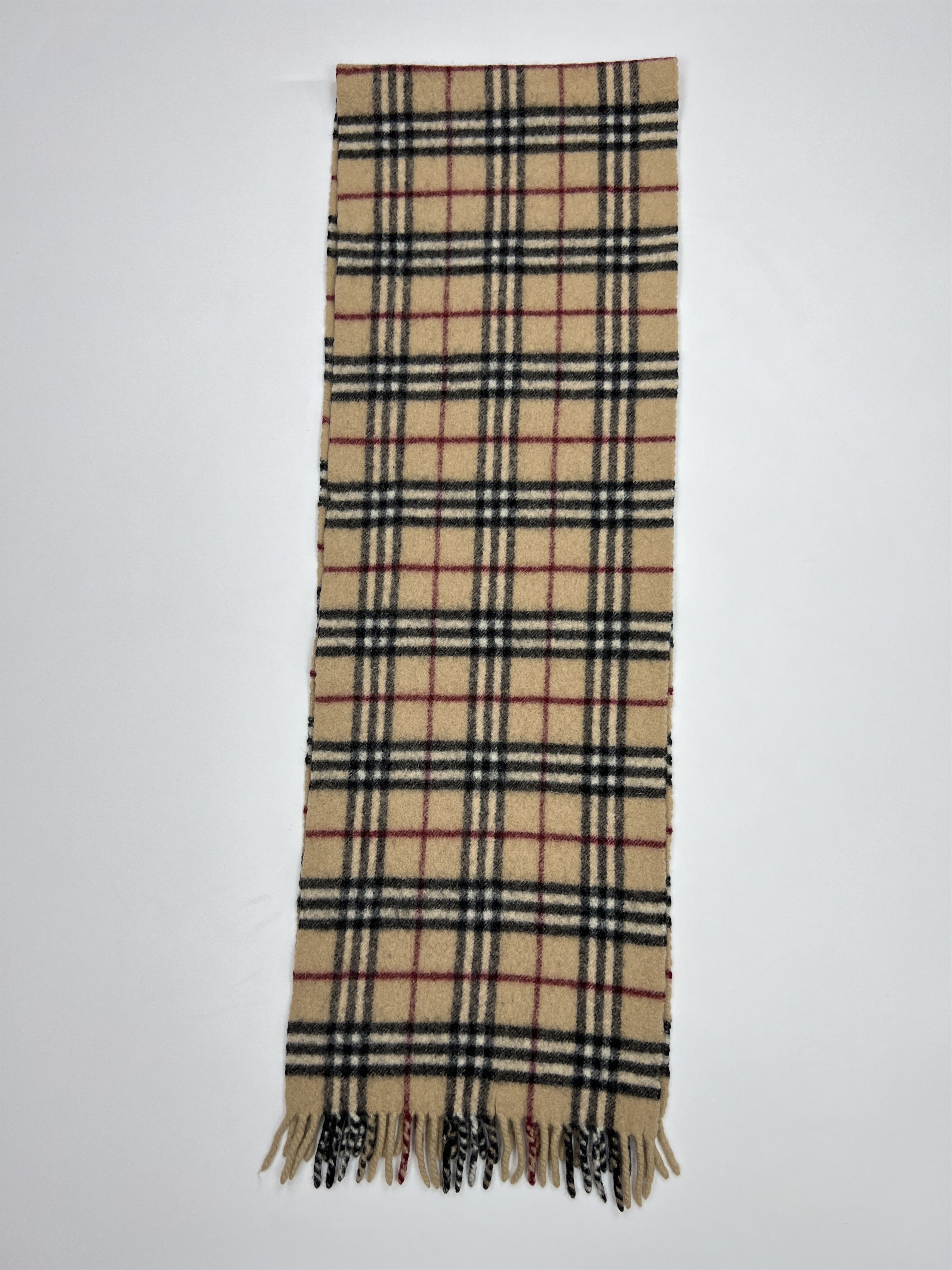 Burberry Vintage Burberry Nova Check Wool Scarf Size ONE SIZE - 7 Thumbnail