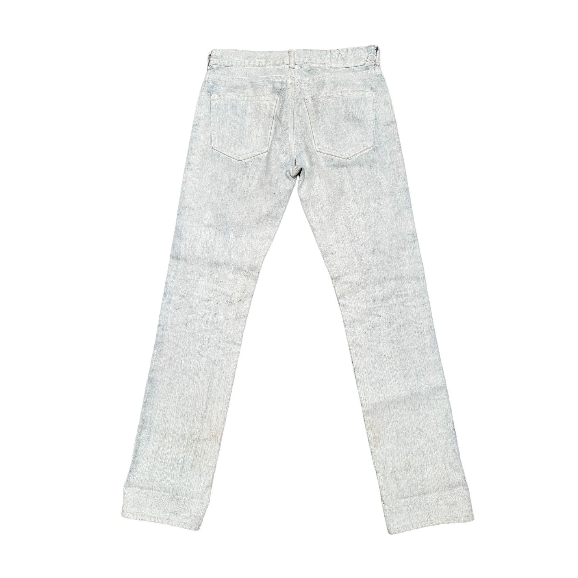 Maison Margiela Painted White Pants Size US 29 - 3 Thumbnail