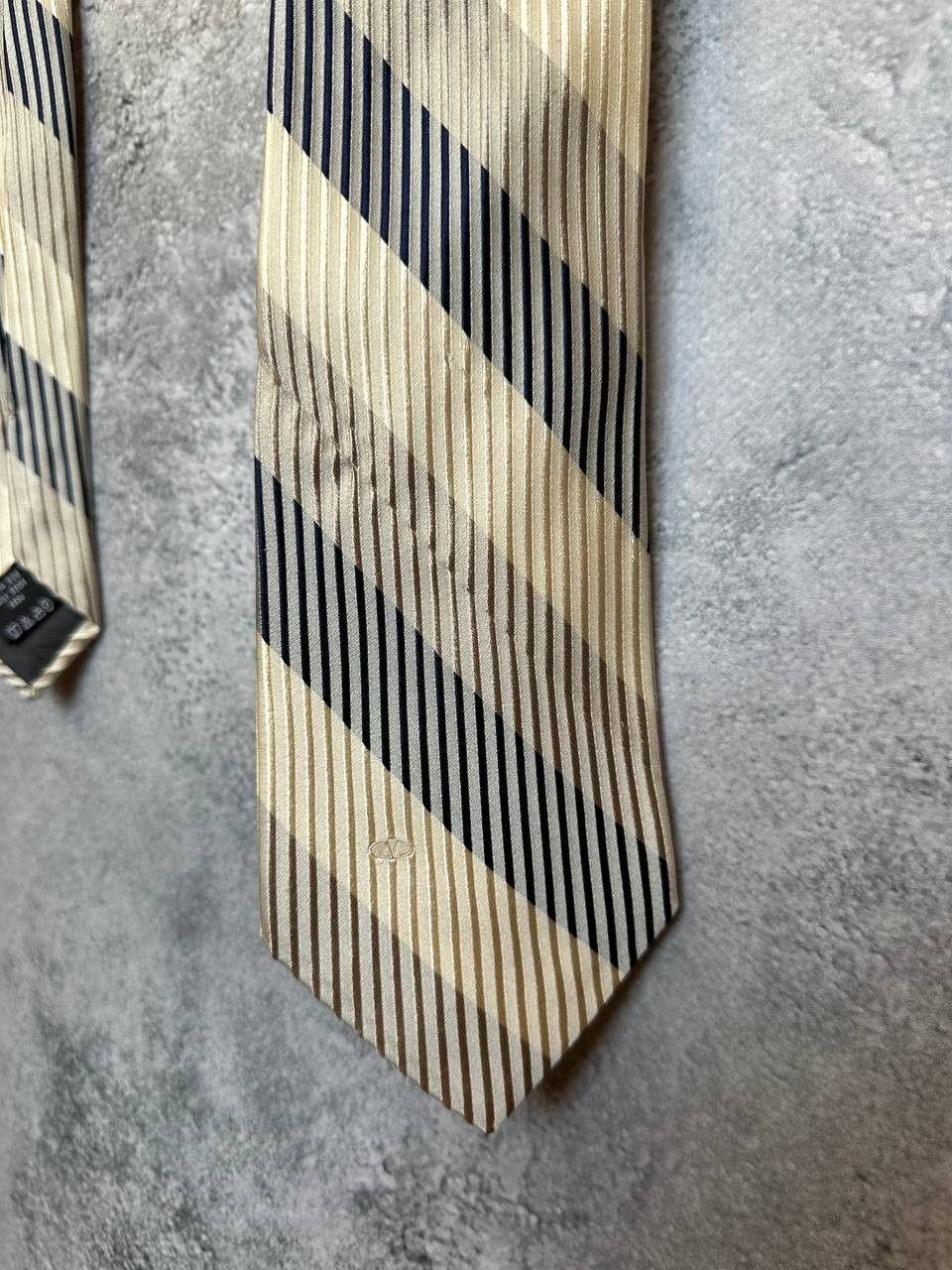 Valentino Valentino Vintage Silk Tie Striped Made in Italy 100% Silk Size ONE SIZE - 3 Thumbnail