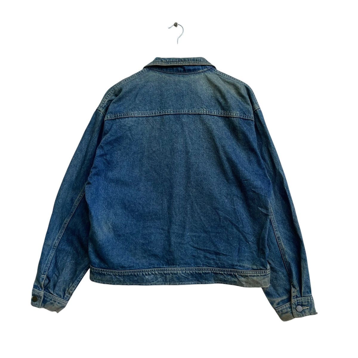 Japanese Brand × Vintage 💥Vintage 90s Shootle Denim Trucker Jacket Size US L / EU 52-54 / 3 - 2 Thumbnail