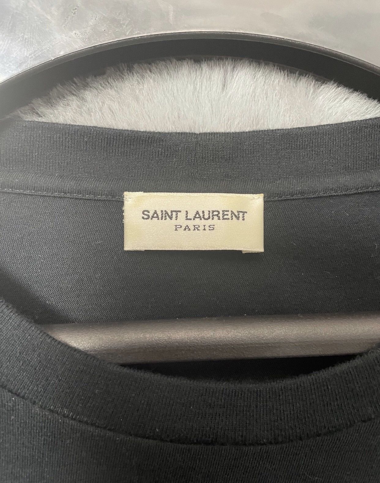 Saint Laurent Paris × Yves Saint Laurent Saint laurent slp 15ss black art short-sleeved T-shirt Size US M / EU 48-50 / 2 - 3 Thumbnail