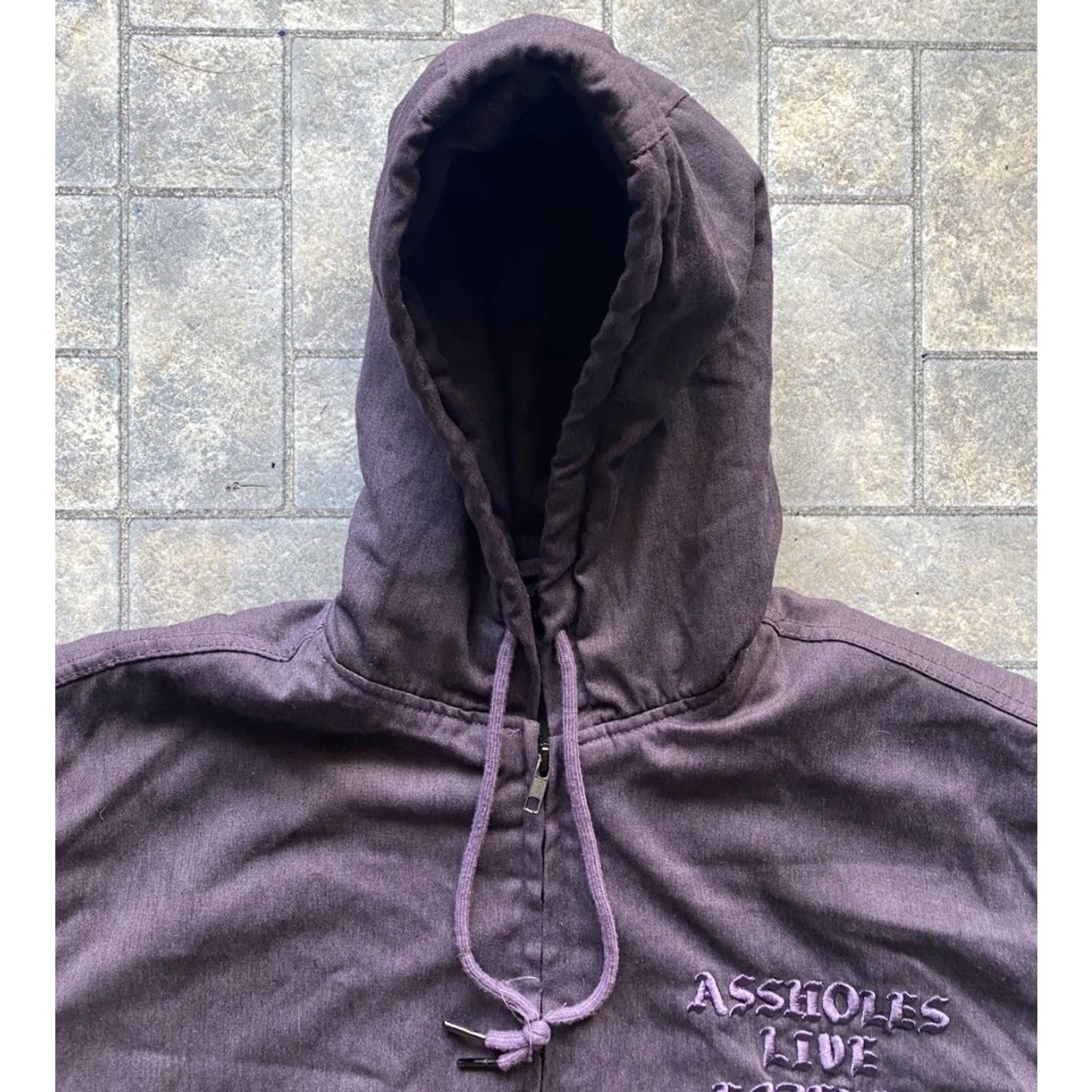 Olive VINTAGE A**holes Live Forever Jacket Coat Hooded Men S Small Polyester See Photos Jacket Mens Small Hooded Size US S / EU 44-46 / 1 - 5 Thumbnail